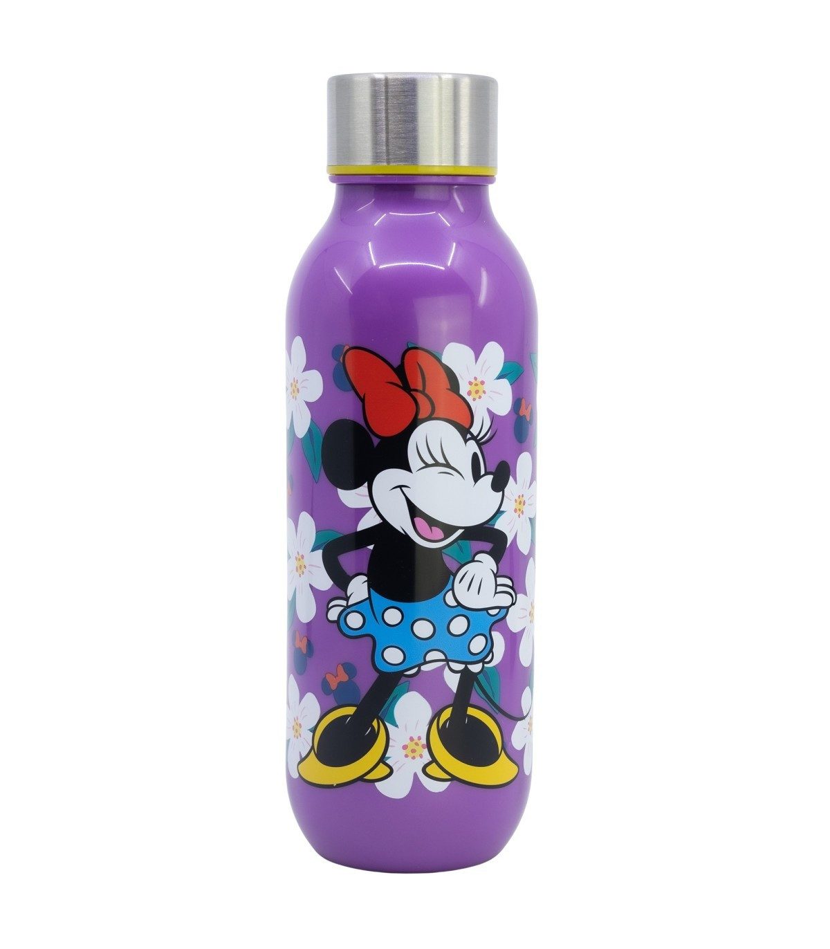 Disney Minnie Mouse Trinkflasche Discovery Trinkflasche 640 ml Kinder Wasserflasche mit Schraubdeckel