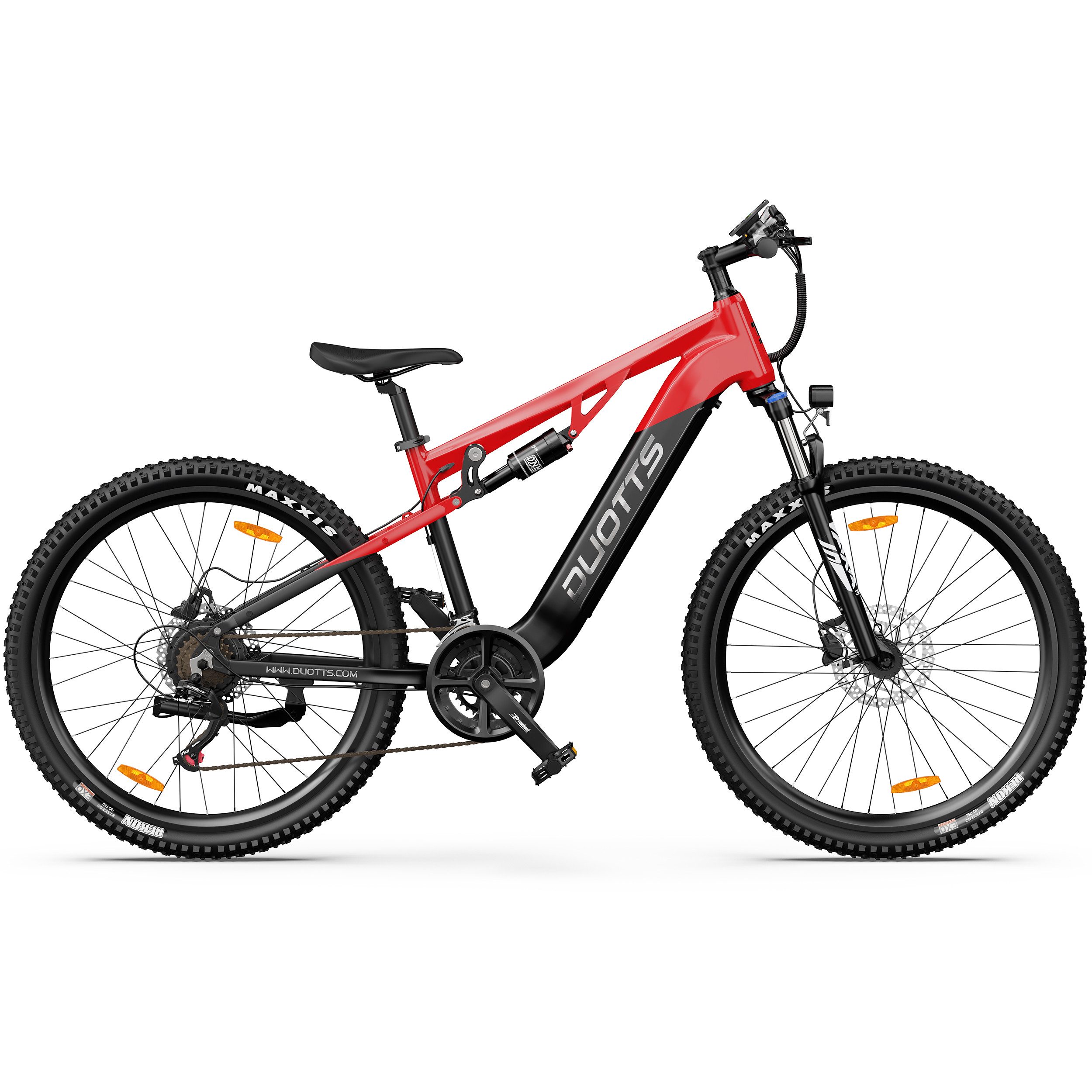 DUOTTS E-Bike Mountainbike E29 herren Elektrofahrrad 48V 13.5AH 50Nm 27.5 Zoll damen 648WH, 14 Gang Shimano Shimano Schaltwerk, Kettenschaltung, Heckmotor, 648 Wh, IPX4, max. Steigung 20–30°, max. Belastung 150 kg, E-bikes