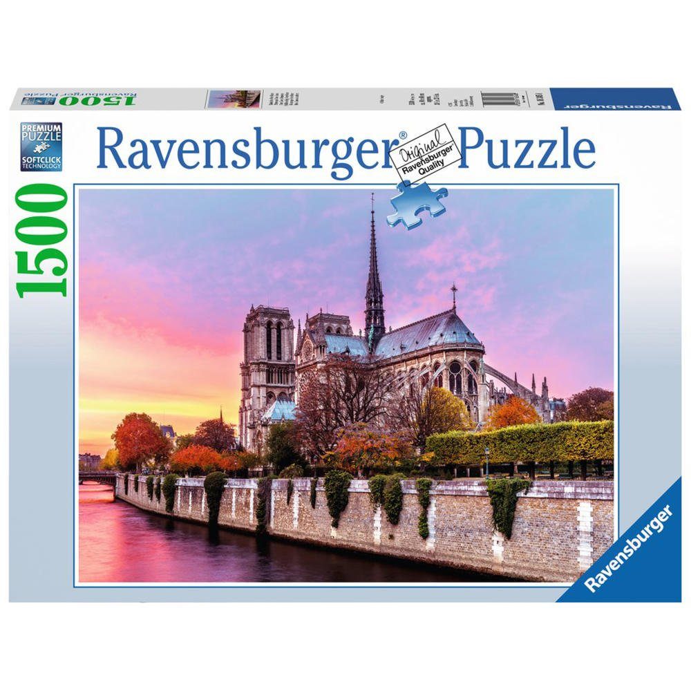 Ravensburger Puzzle Malerisches Notre Dame, 1500 Puzzleteile