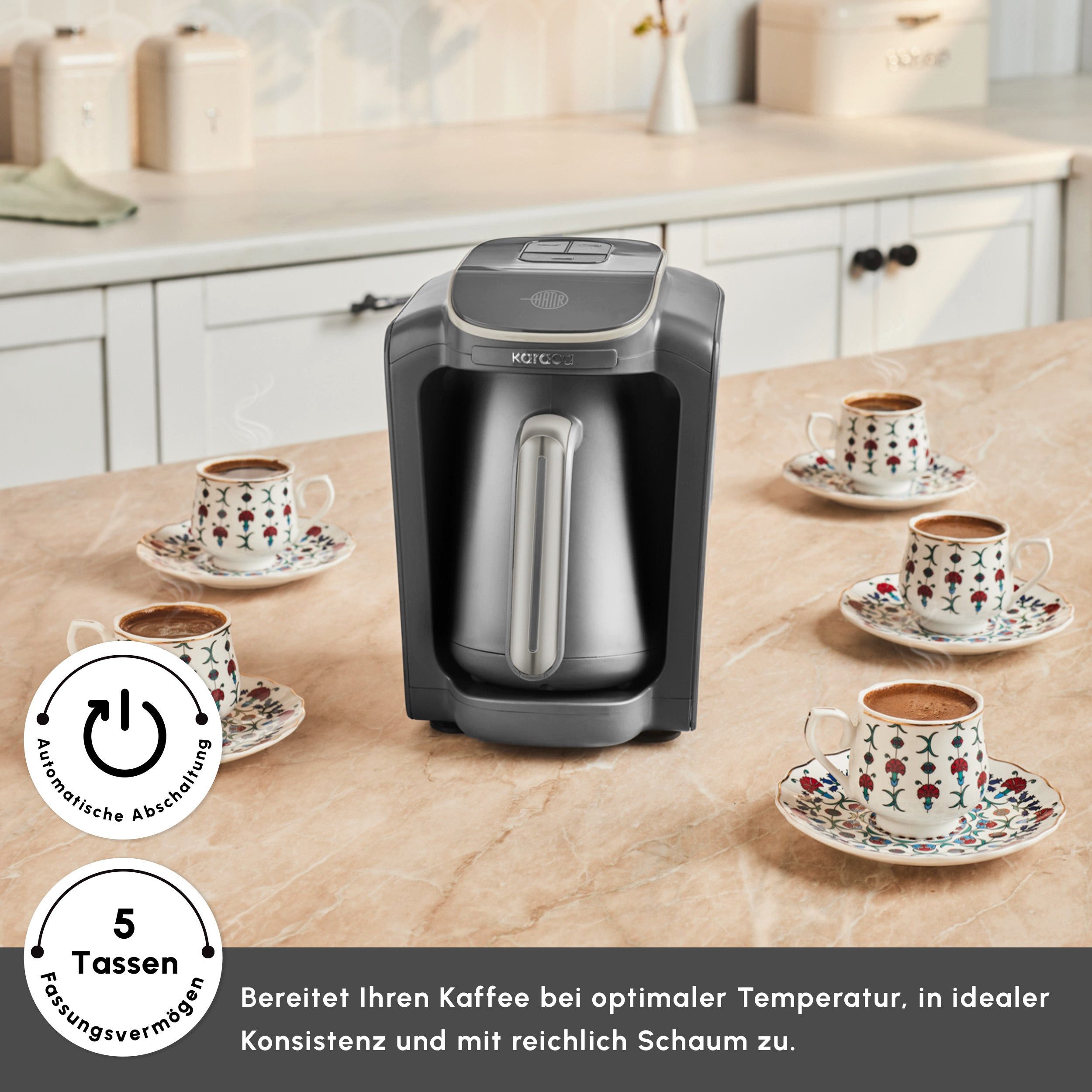 Karaca Siebträgermaschine, Hatır Neo Türkische Kaffeemaschine