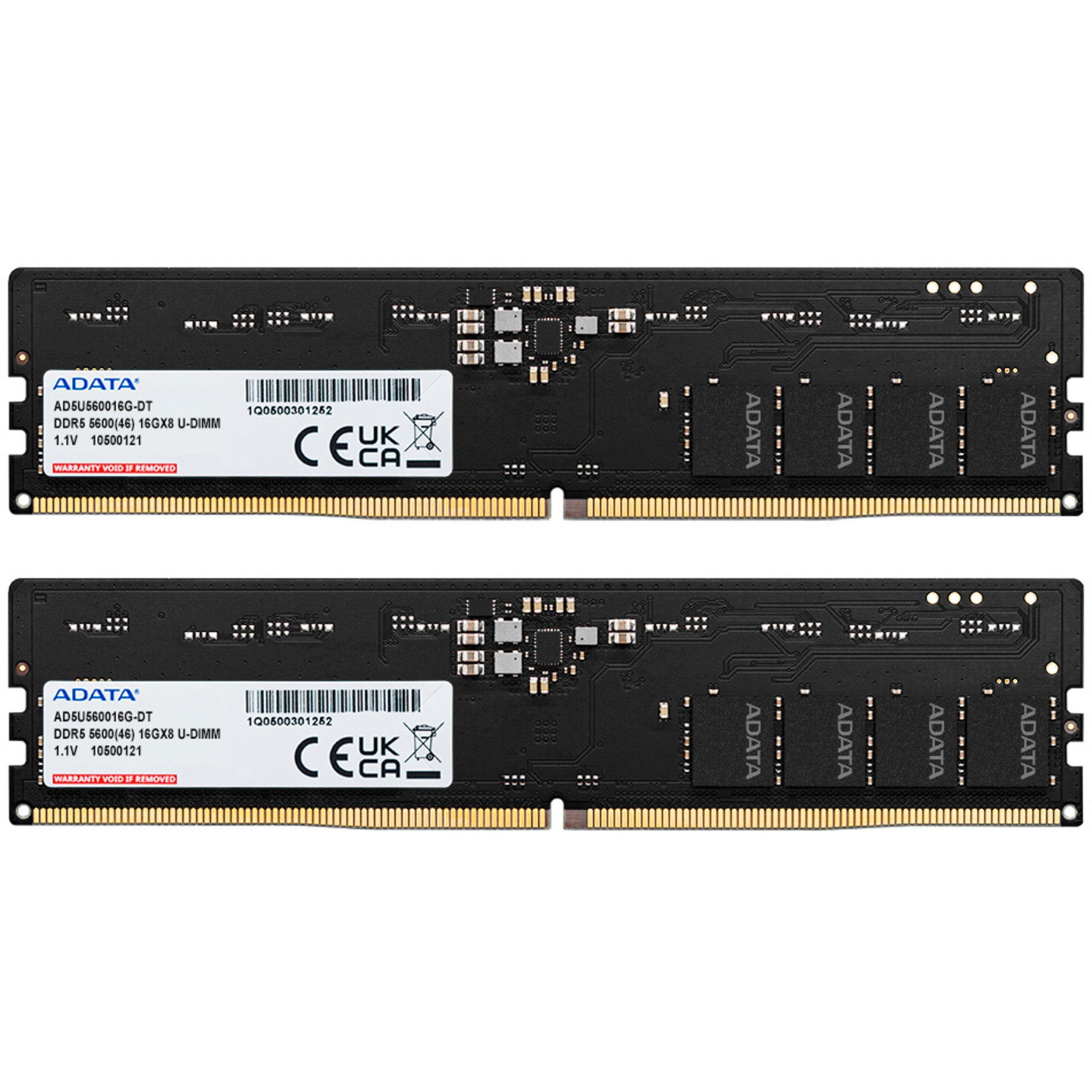 ADATA ADATA DIMM 32 GB DDR5-5600 (2x 16 GB) Dual-Kit, Arbeitsspeicher