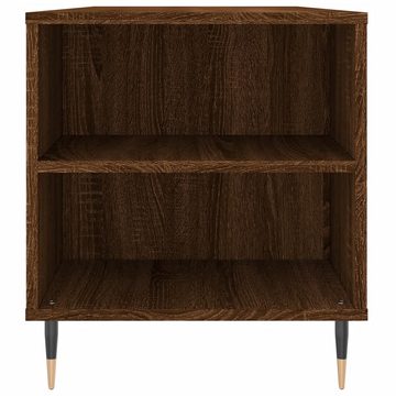 furnicato Couchtisch Braun Eichen-Optik 102x44,5x50 cm Holzwerkstoff