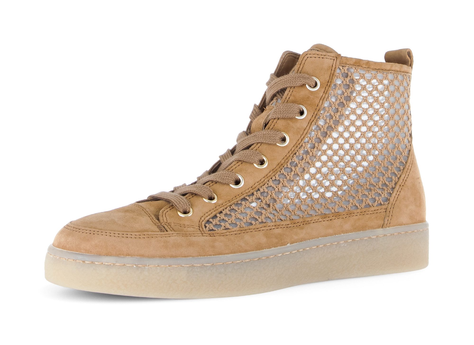 Gabor Plateausneaker, Schnürschuh, Freizeitschuh, High-Top-Sneaker mit Best Fitting