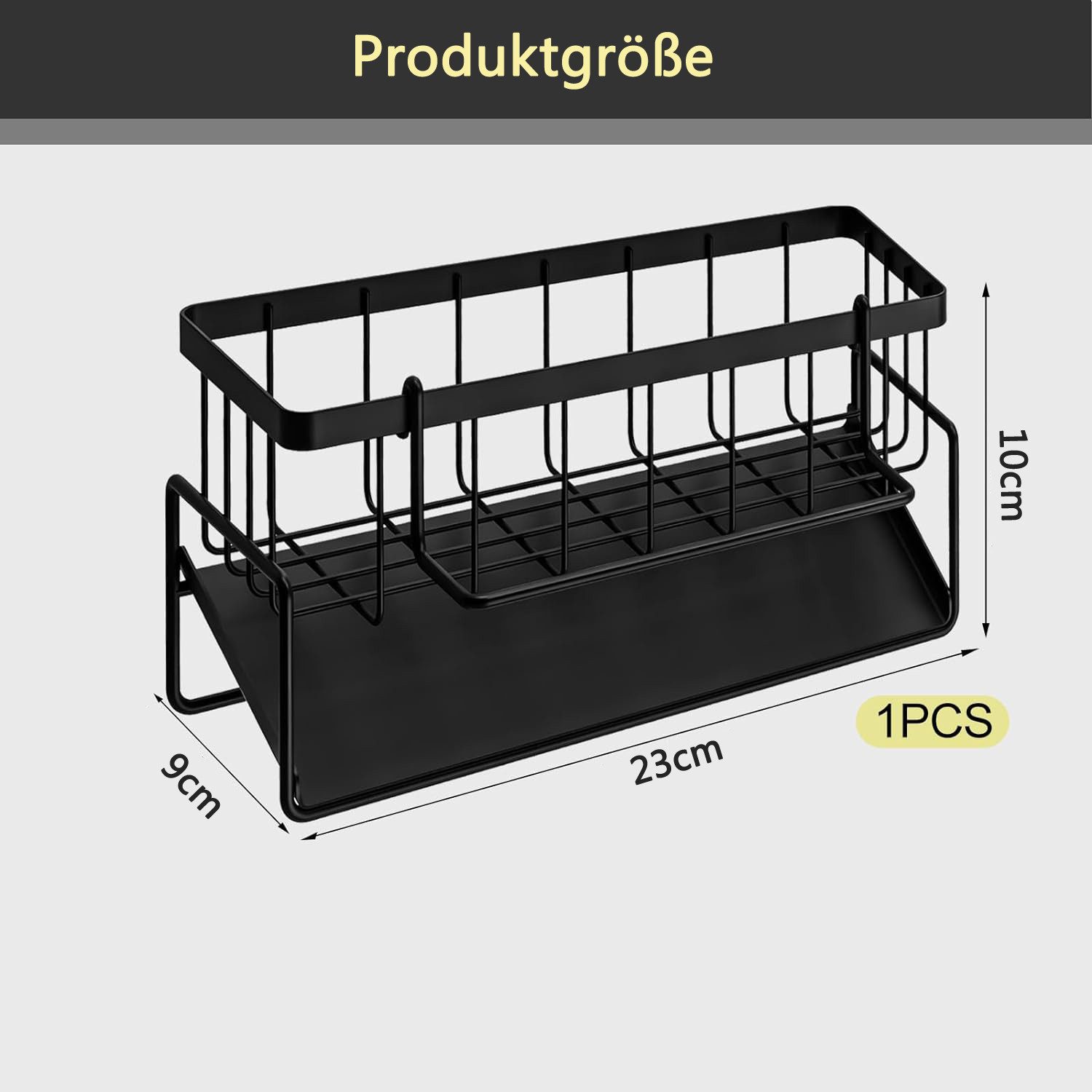 Coonoor Küchenorganizer-Set Spülbecken Organizer mit Abtropfschale, Rostfre günstig online kaufen