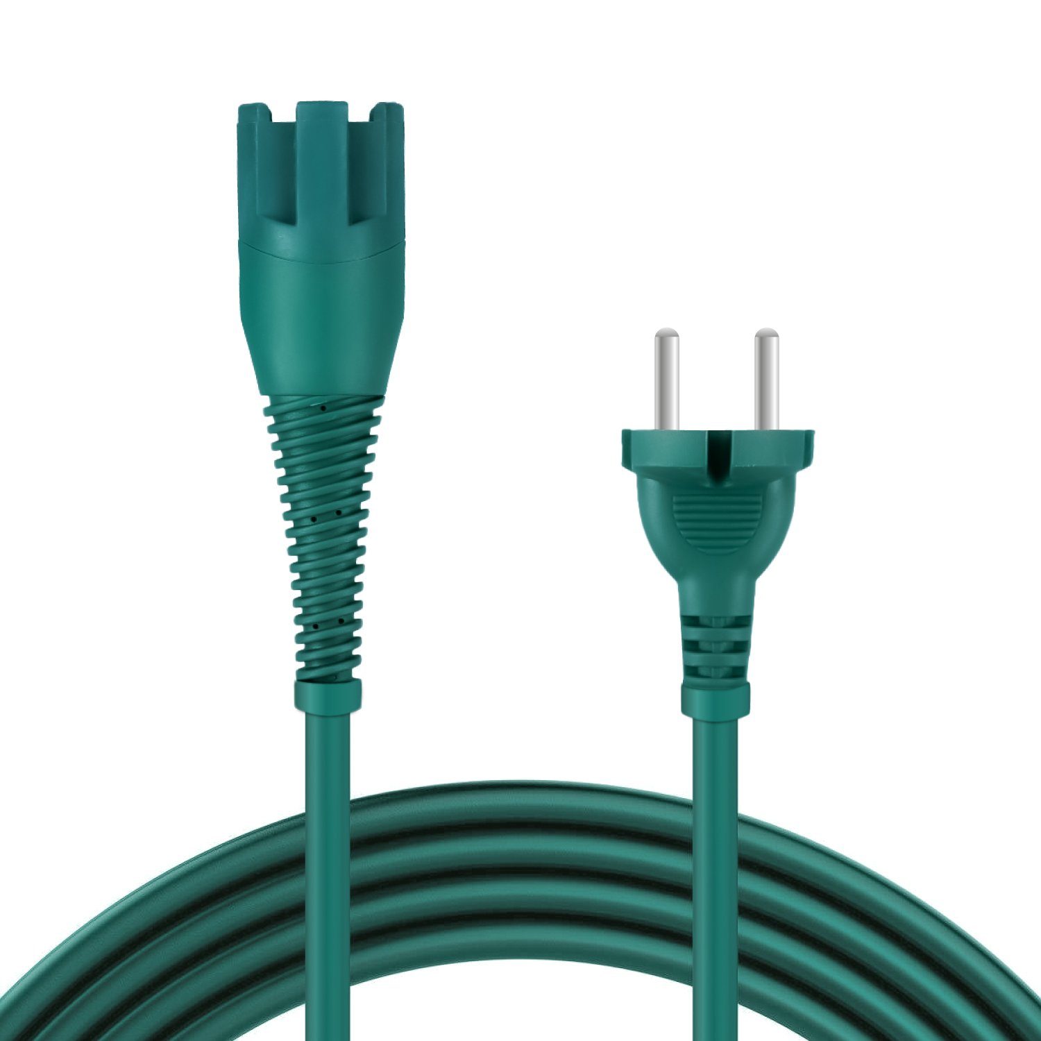McFilter Kabel passend für Vorwerk Kobold 130, 130 SC, 131, 131 SC Stromkabel, Typ EF (Konturenstecker), (1000 cm), Staubsauger Kabel