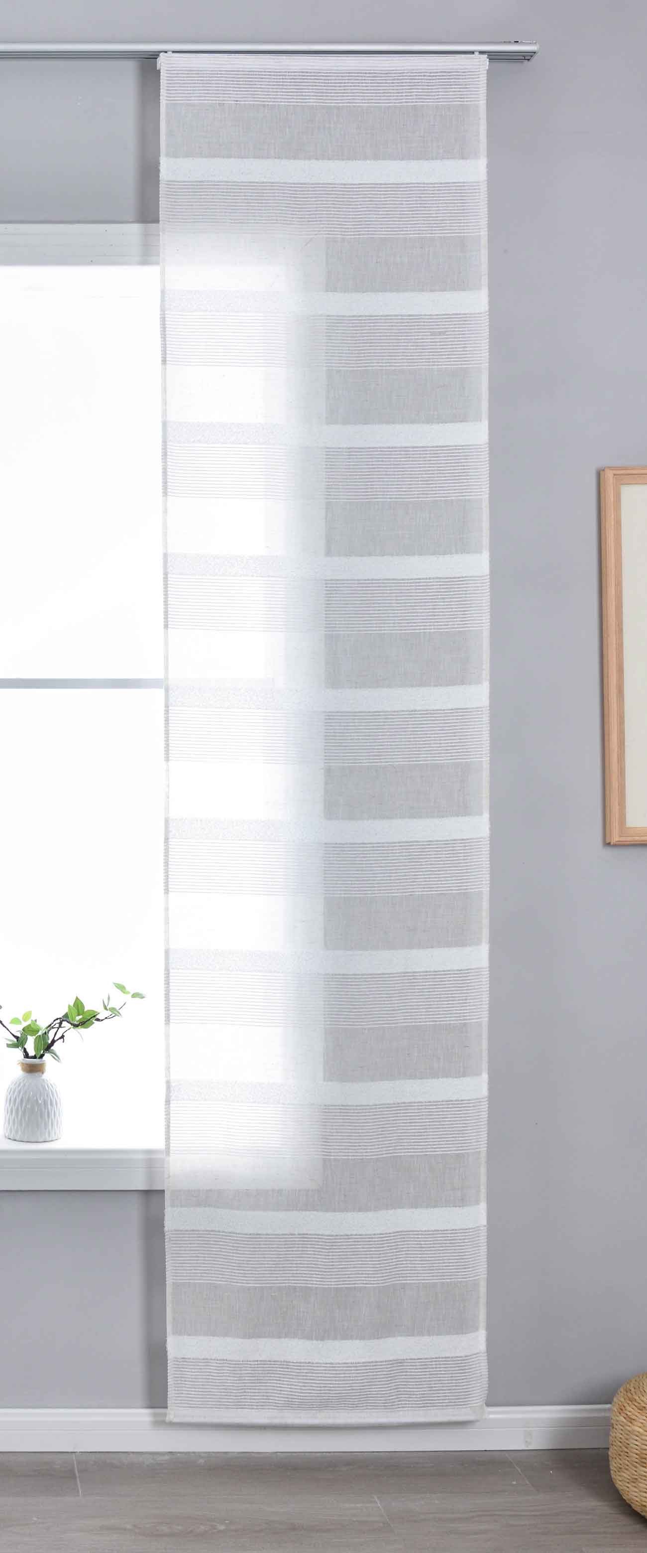 Gardinenbox Schiebegardine (1 St), Paneelwagen, halbtransparent, günstig online kaufen