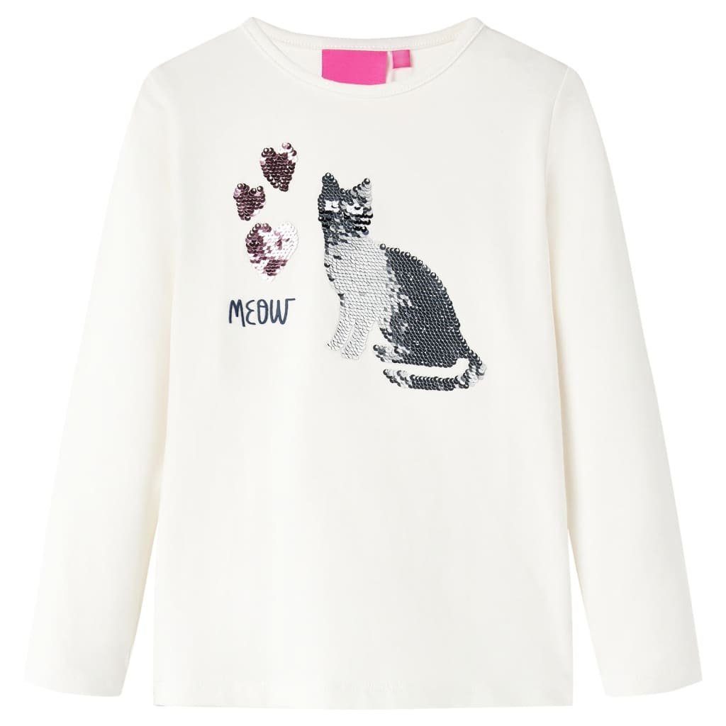Langarmshirt Kinder-Langarmshirt Ecru 128