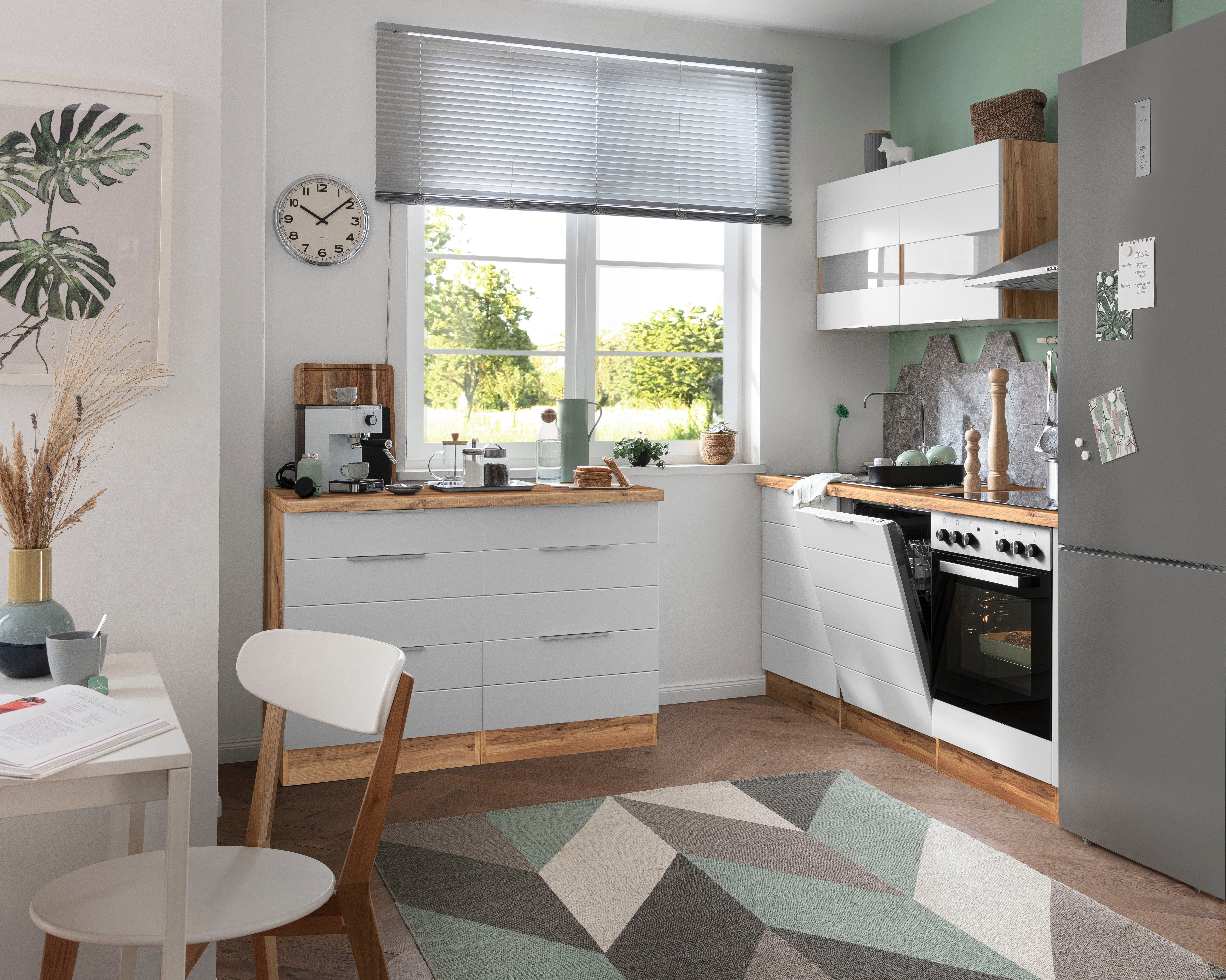 KOCHSTATION Küchenzeile "KS-Luhe" 180 cm breit, wahlweise mit oder ohne E-G günstig online kaufen