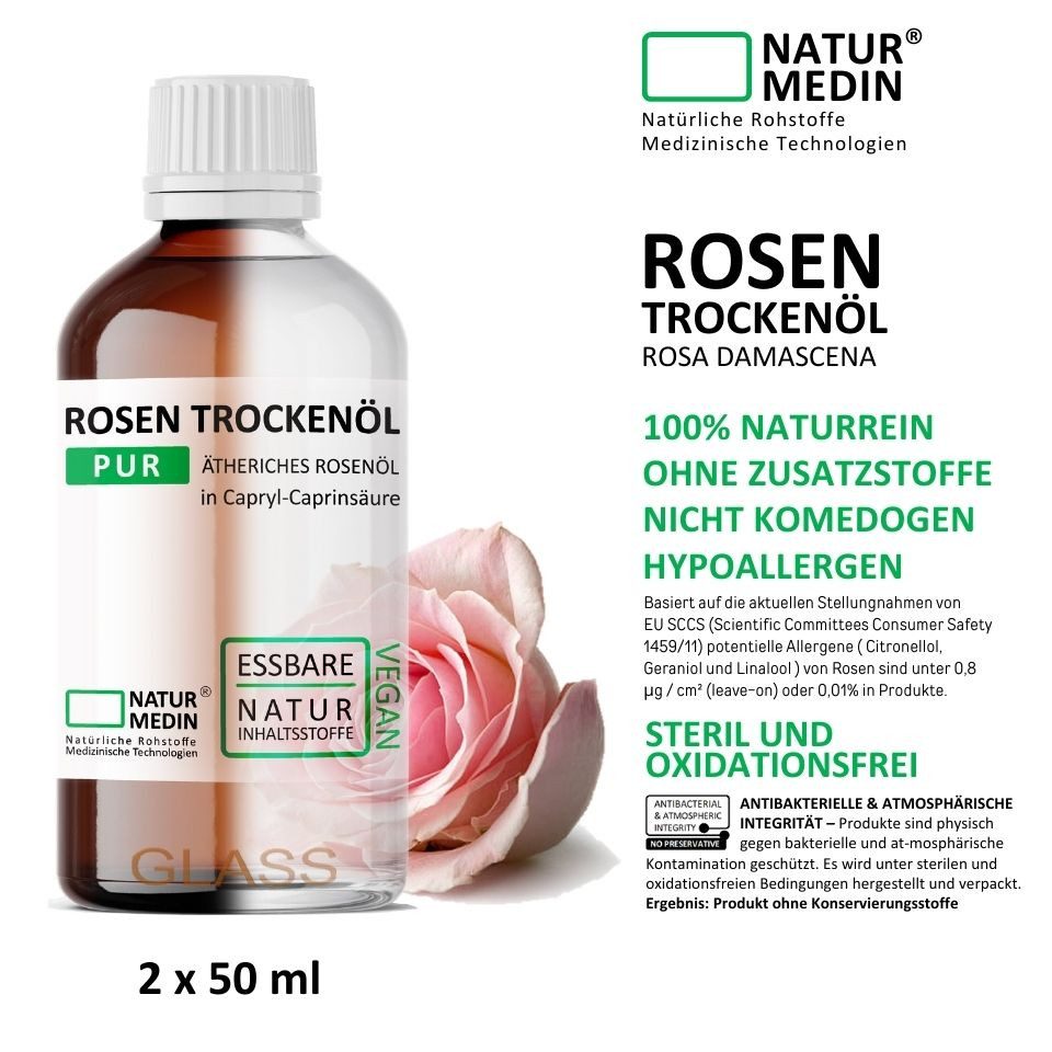 Naturmedin Gesichtsöl Rosen Gesichtsöl (Trockenöl)