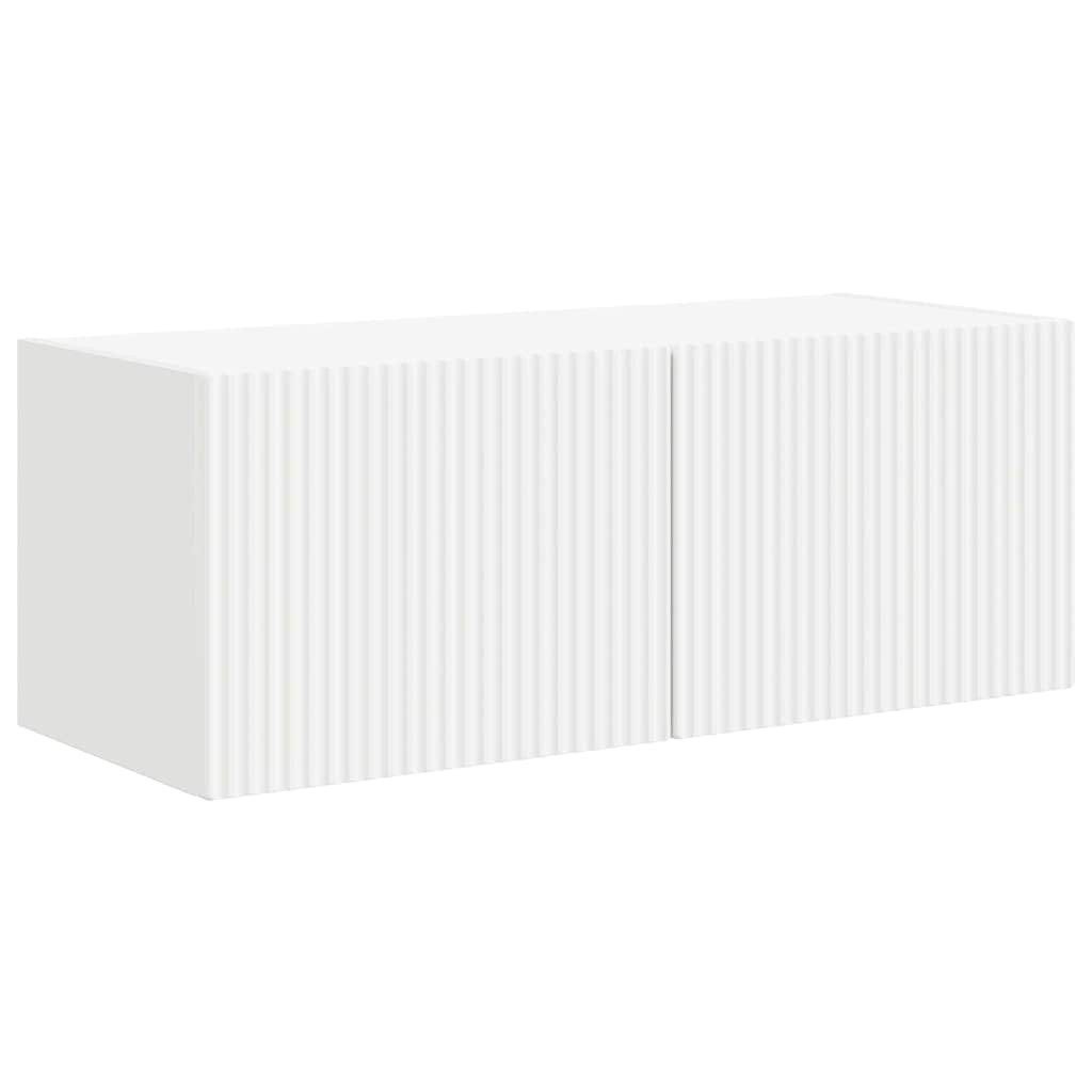 TV-Wand TV-Wandschrank Weiß 78,5 x 31 x 29,5 cm Holzwerkstoff