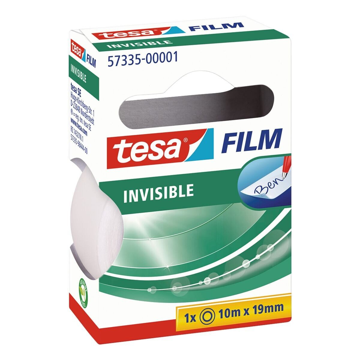 tesa Klebeband invisible (1-St) 19 mm/10 m, matt-unsichtbar und beschriftba günstig online kaufen