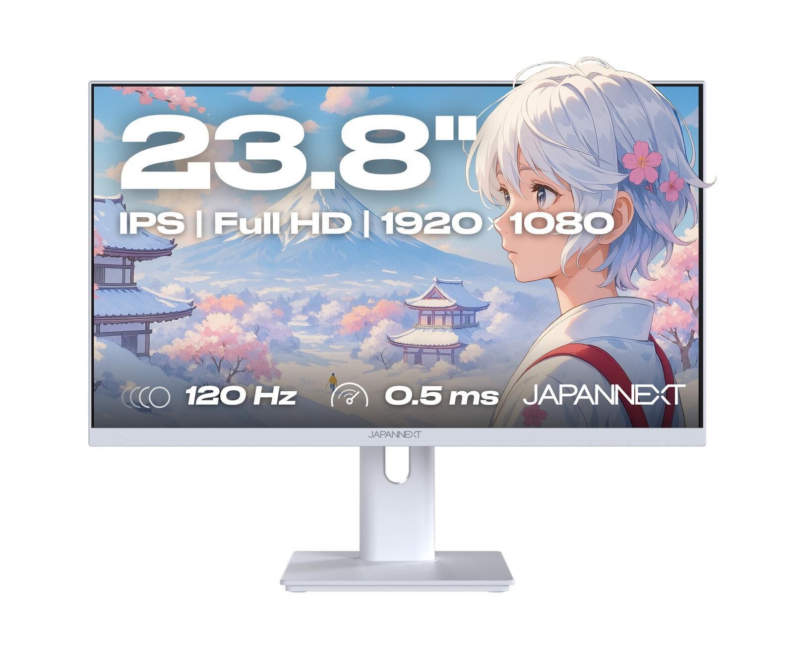 JAPANNEXT Gaming-LED-Monitor (1920 x 1080, 0,5 ms Reaktionszeit, 120 Hz, ELED)