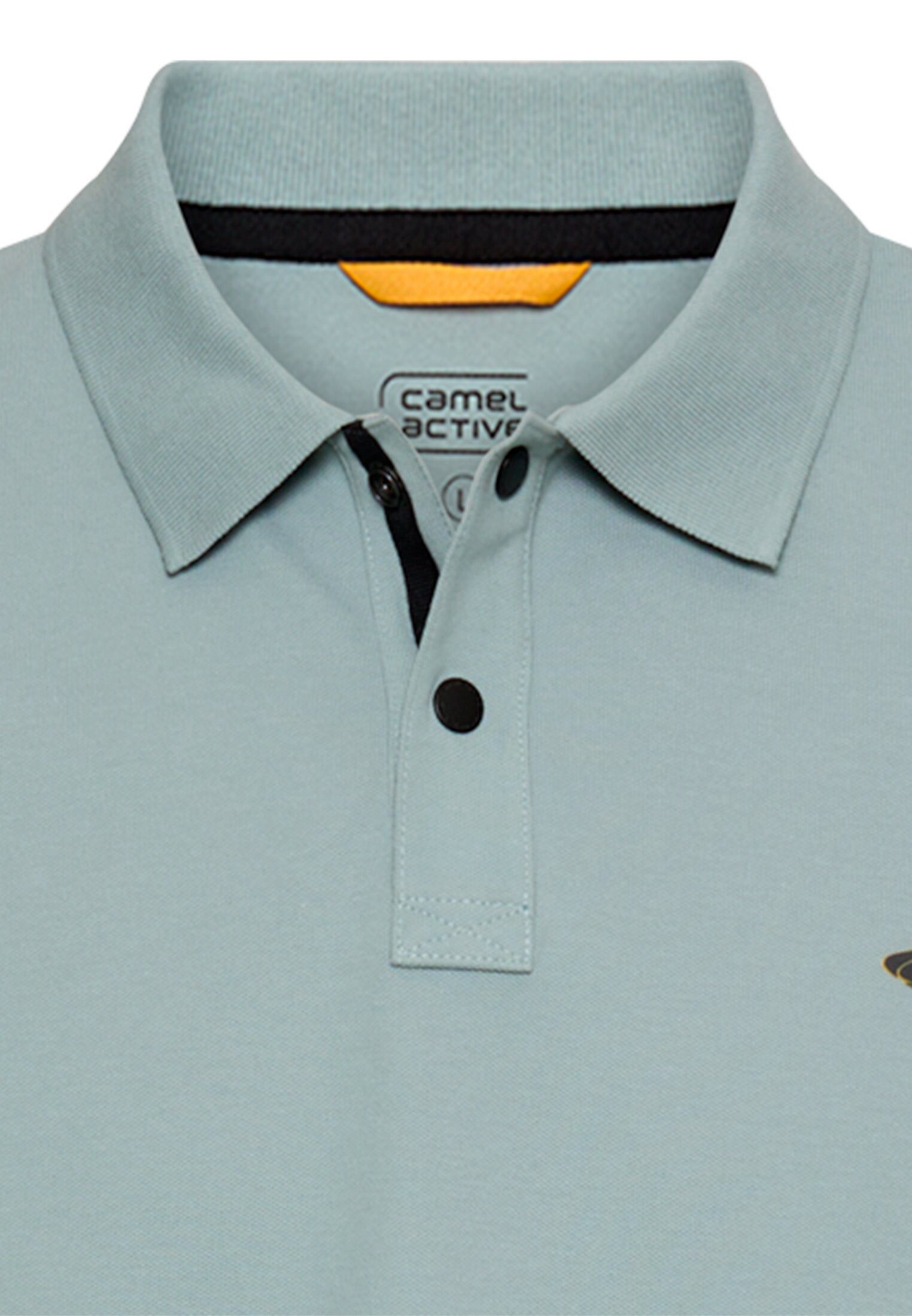 camel active Poloshirt kurzarm, mit Logo-Stickerei