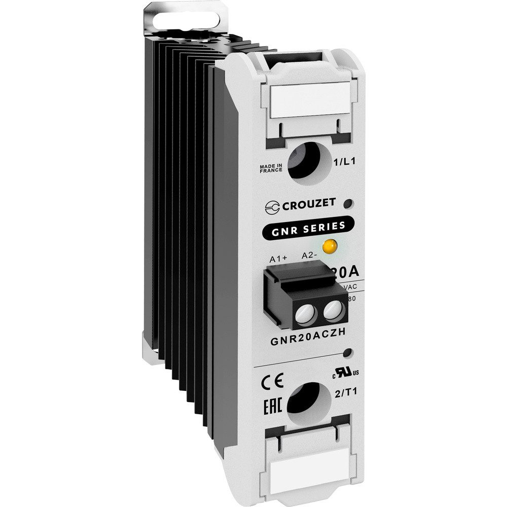 Crouzet Zeitrelais Crouzet Halbleiterrelais GNR20ACZH 20 A Schaltspannung (max): 660 V/A, (GNR20ACZH)