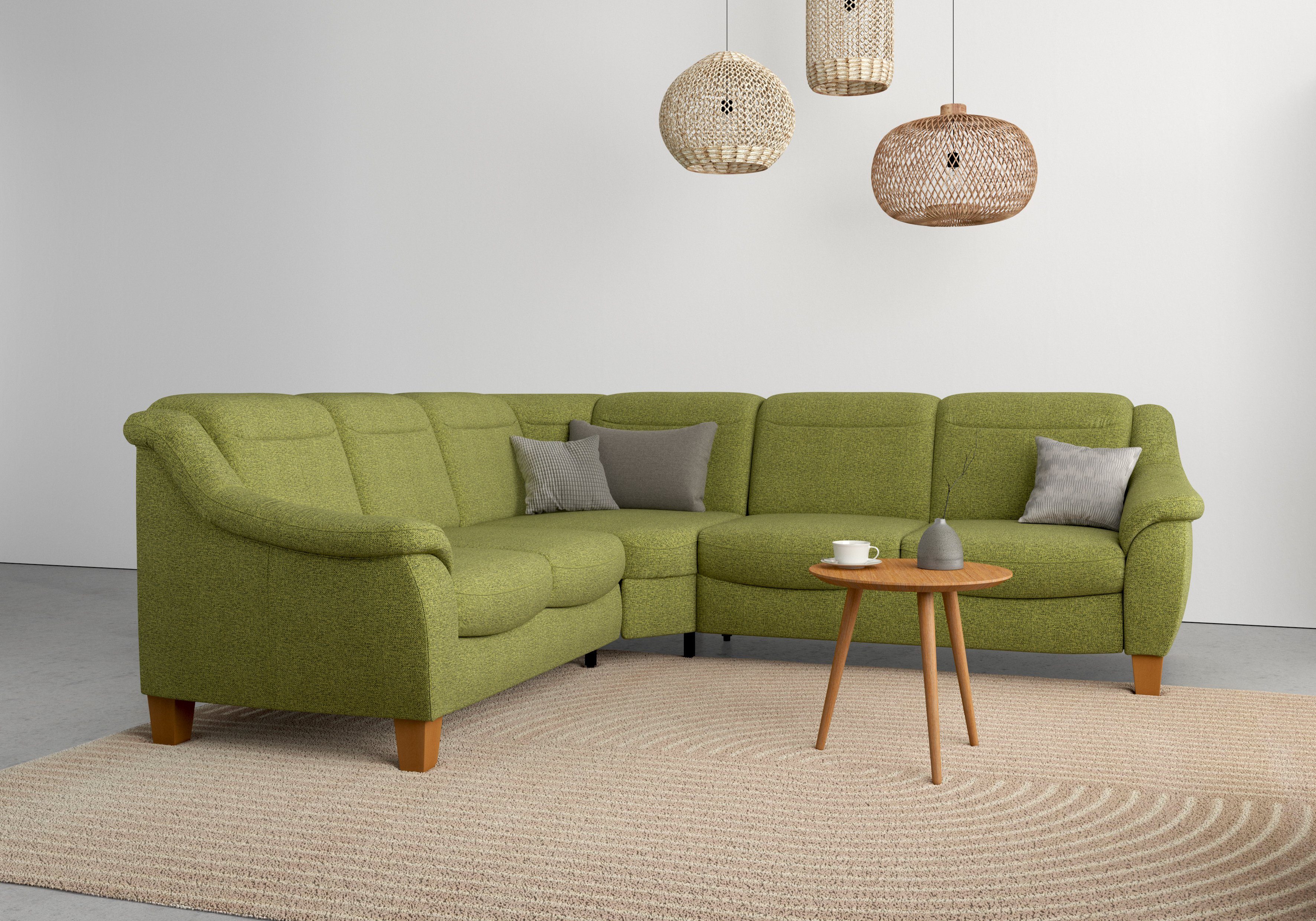 Home affaire Ecksofa Caldera L-Form, Federkern, günstig online kaufen