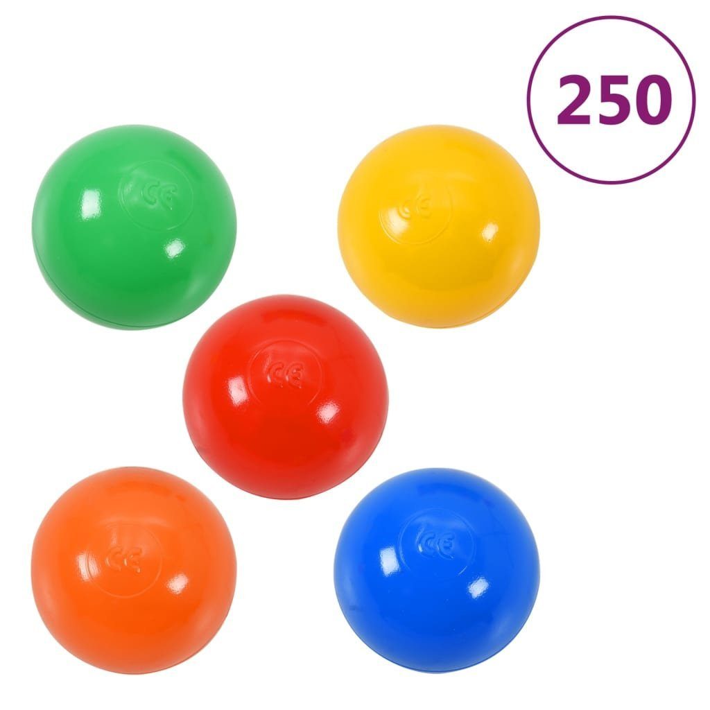 190x264x90 Spielzelt cm mit Spielzelt 250 Bällen Mehrfarbig vidaXL