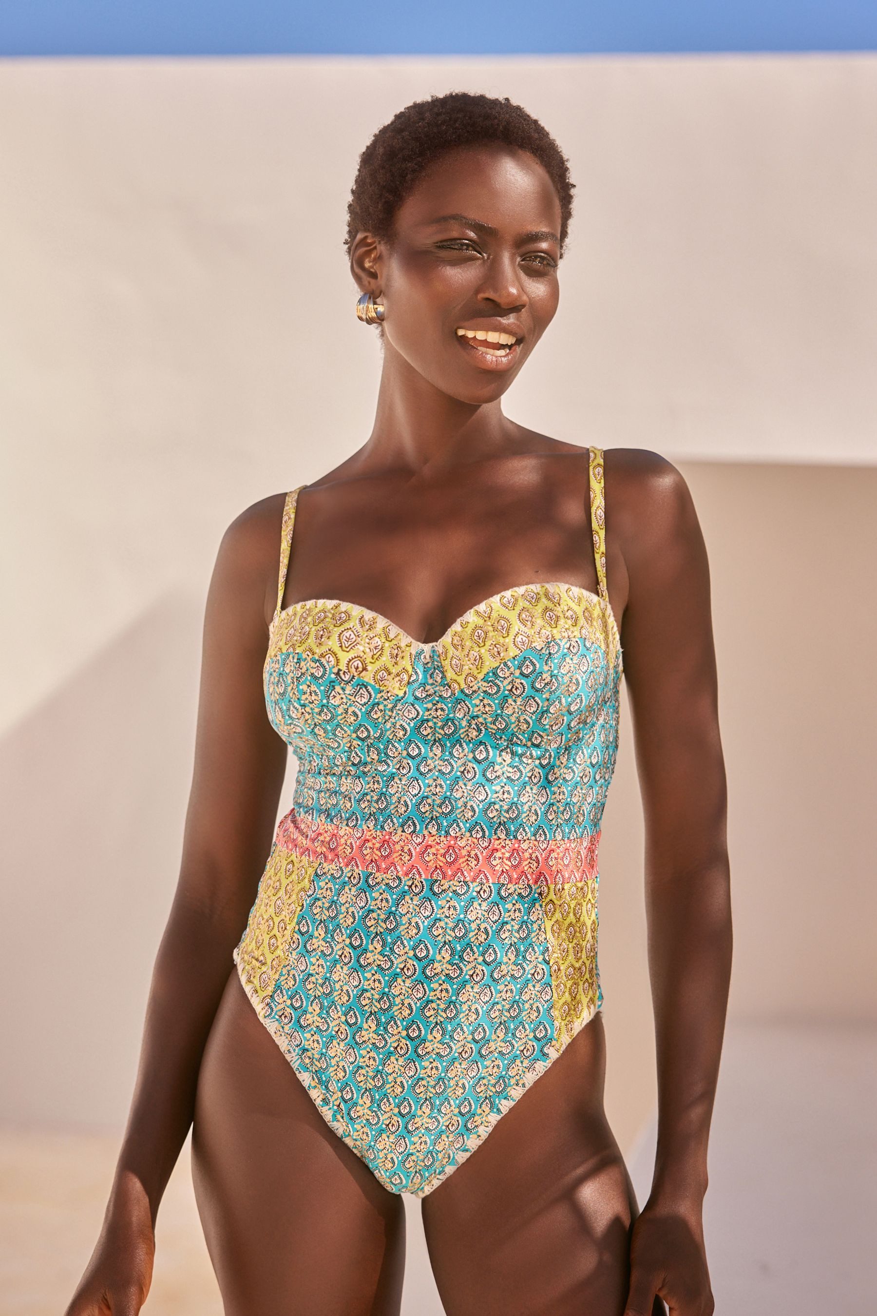 Next Badeanzug Bauchformender Badeanzug Bügeln und Schalen (1-St) günstig online kaufen