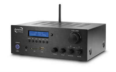Dynavox »VT-80 MK« Vollverstärker (Anzahl Kanäle: 2, 160 W, Stereoverstärker mit 4 schraubbaren Lautsprecher-Anschlüssen, Fernbedienung für Digital-Eingänge (USB, SD-Card), integrierte BT-Antenne und FM-Radio)
