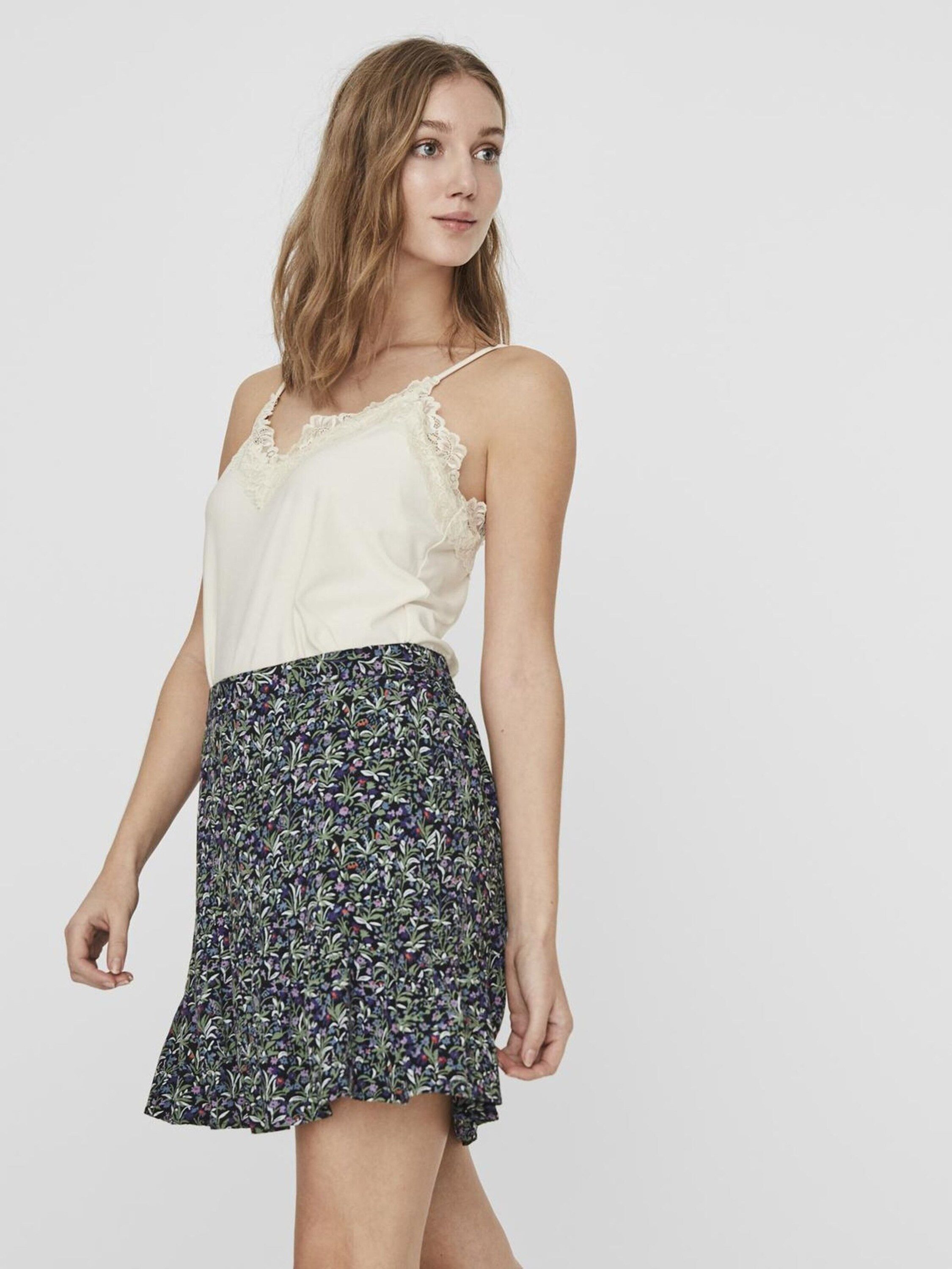 Vero Moda Shirttop MILLA (1-tlg) Spitze