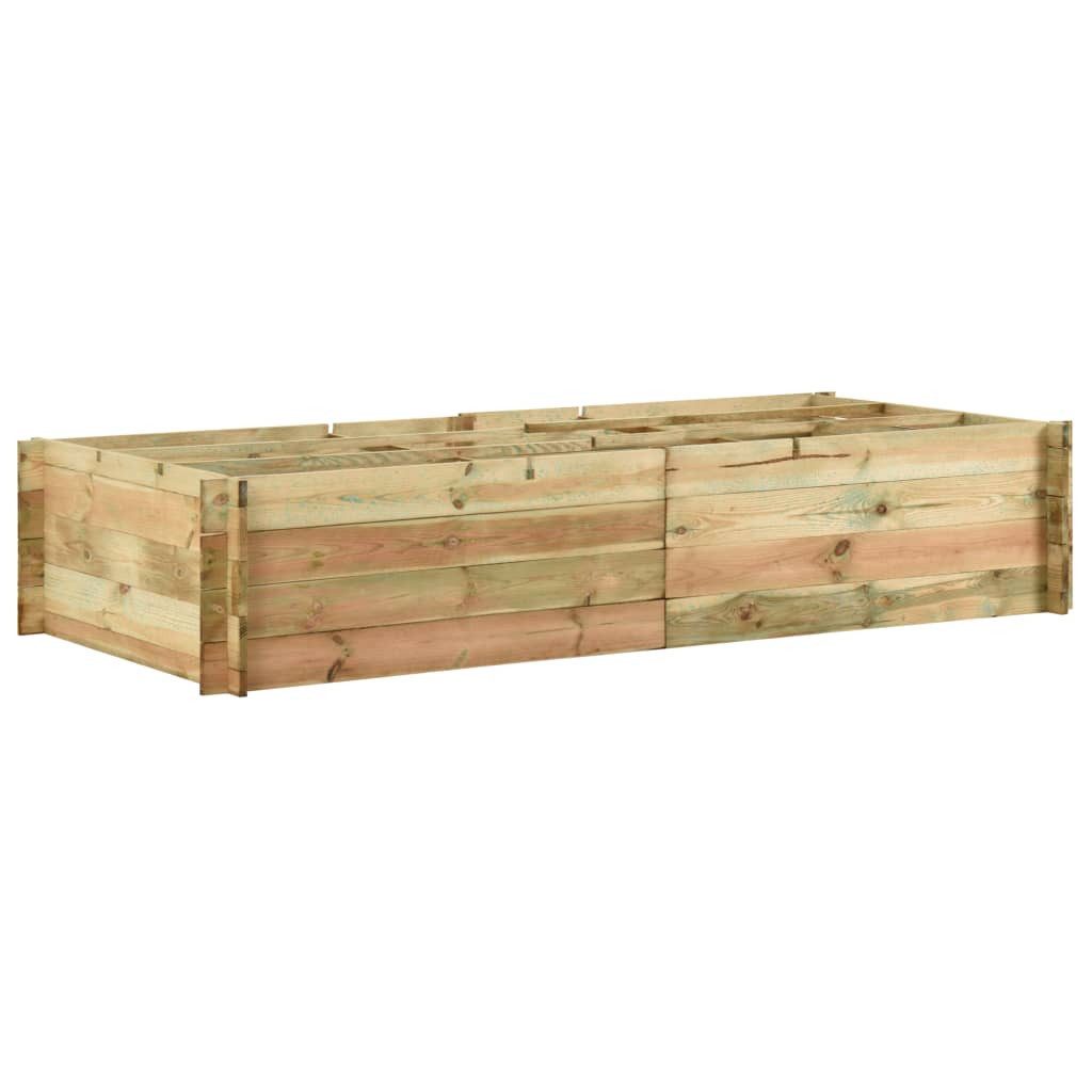 vidaXL Hochbeet 197 x 100 cm Hochbeet Kiefernholz Imprägniert 197x100x40 cm