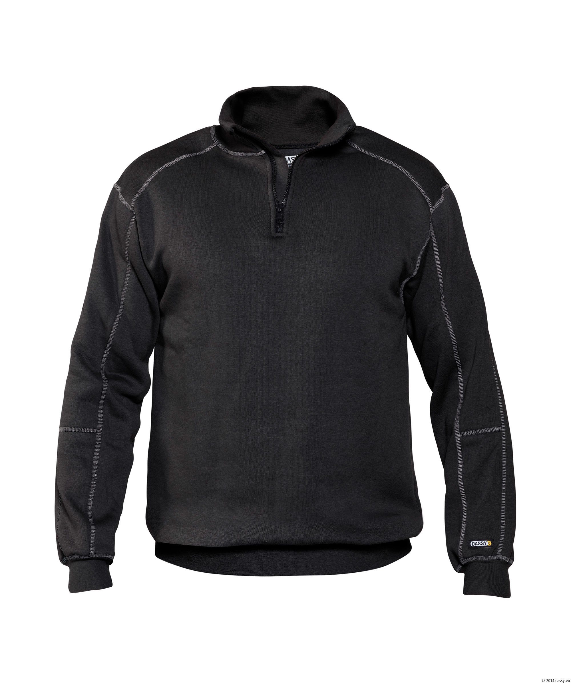 Dassy Sweatshirt Felix mit Reißverschluss und Kinnschutz