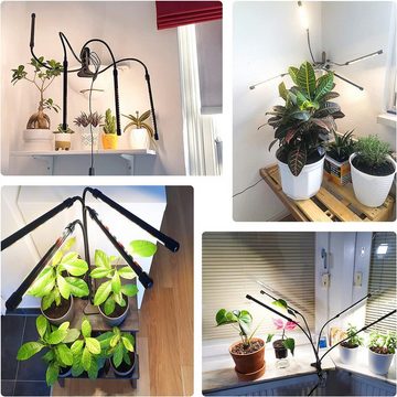 Bifurcation Pflanzenlampe LED-Pflanzenleuchte für Zimmerpflanzen mit Zeitschaltuhr
