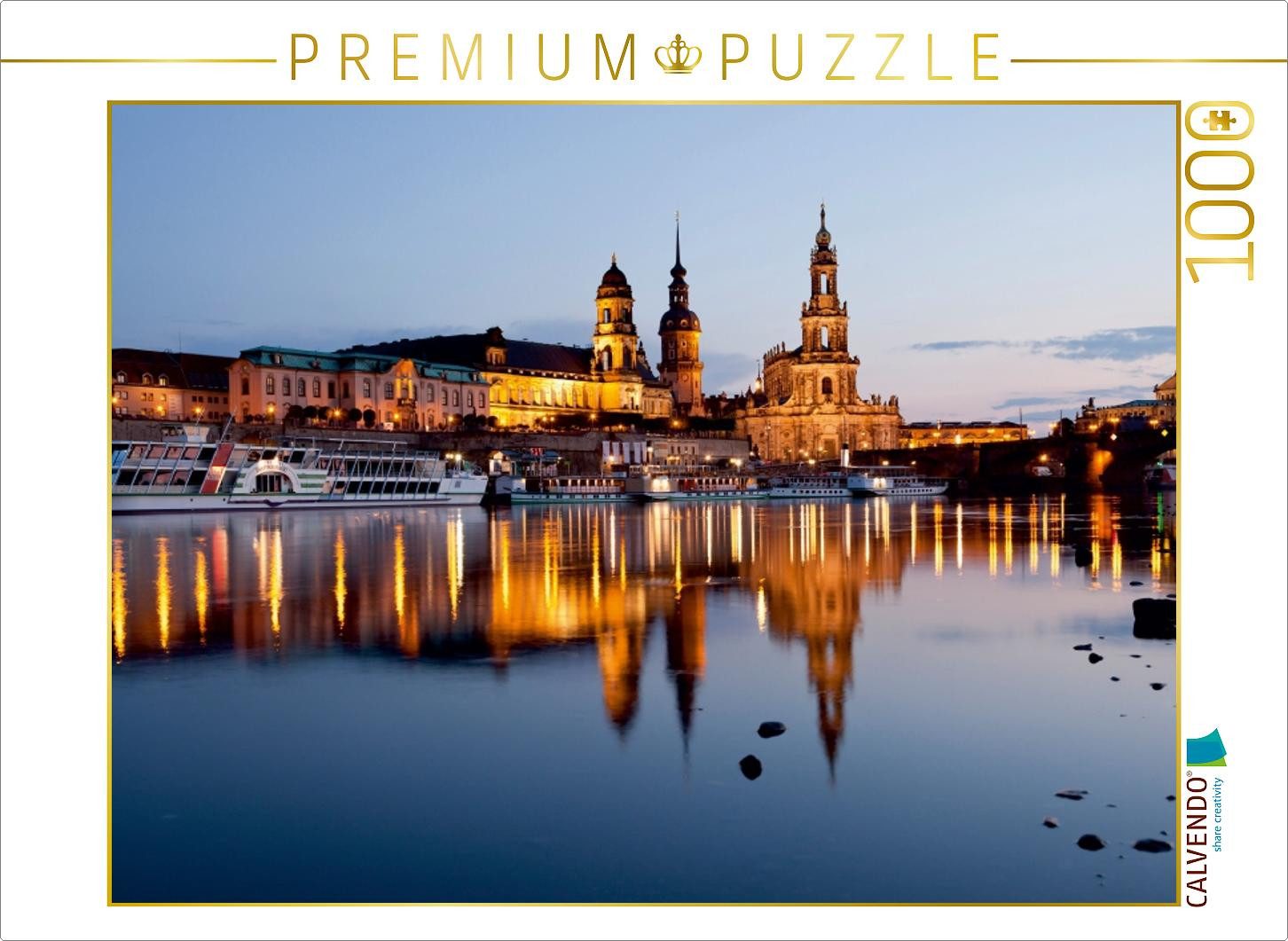 CALVENDO Puzzle CALVENDO Puzzle Dresden, 1000 pieces, finished size 25.2 × 18.9 in (6, 1000 Puzzleteile
