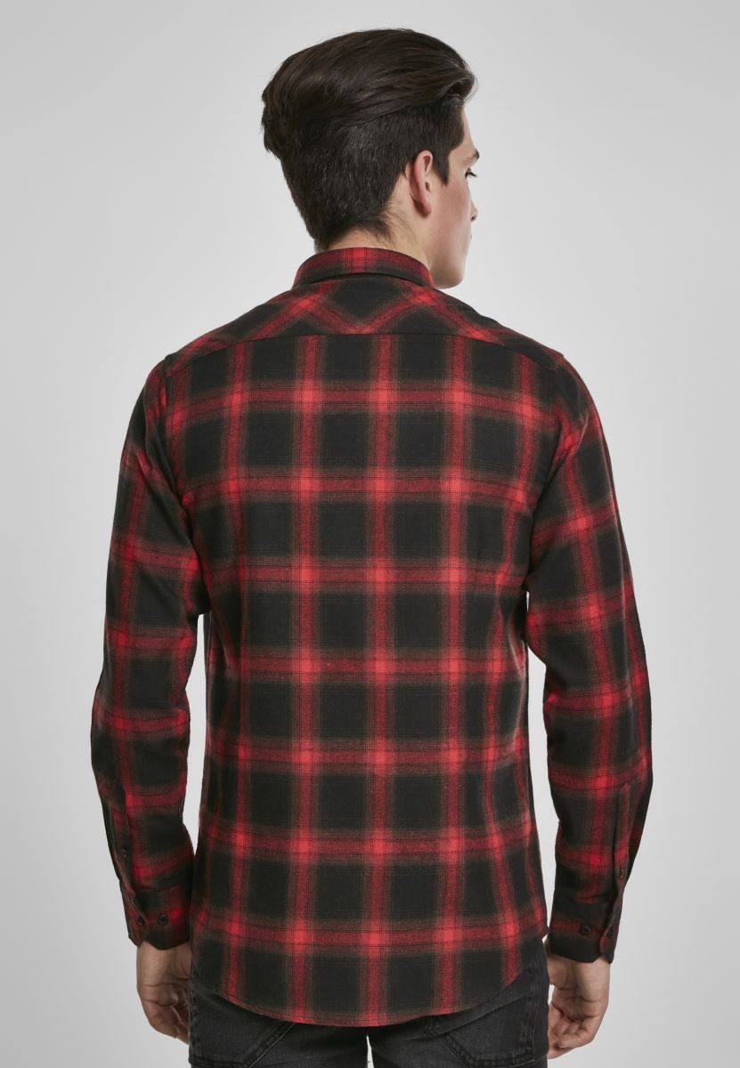 URBAN CLASSICS Outdoorhemd Checked Flanell Shirt 6 Herrenhemd