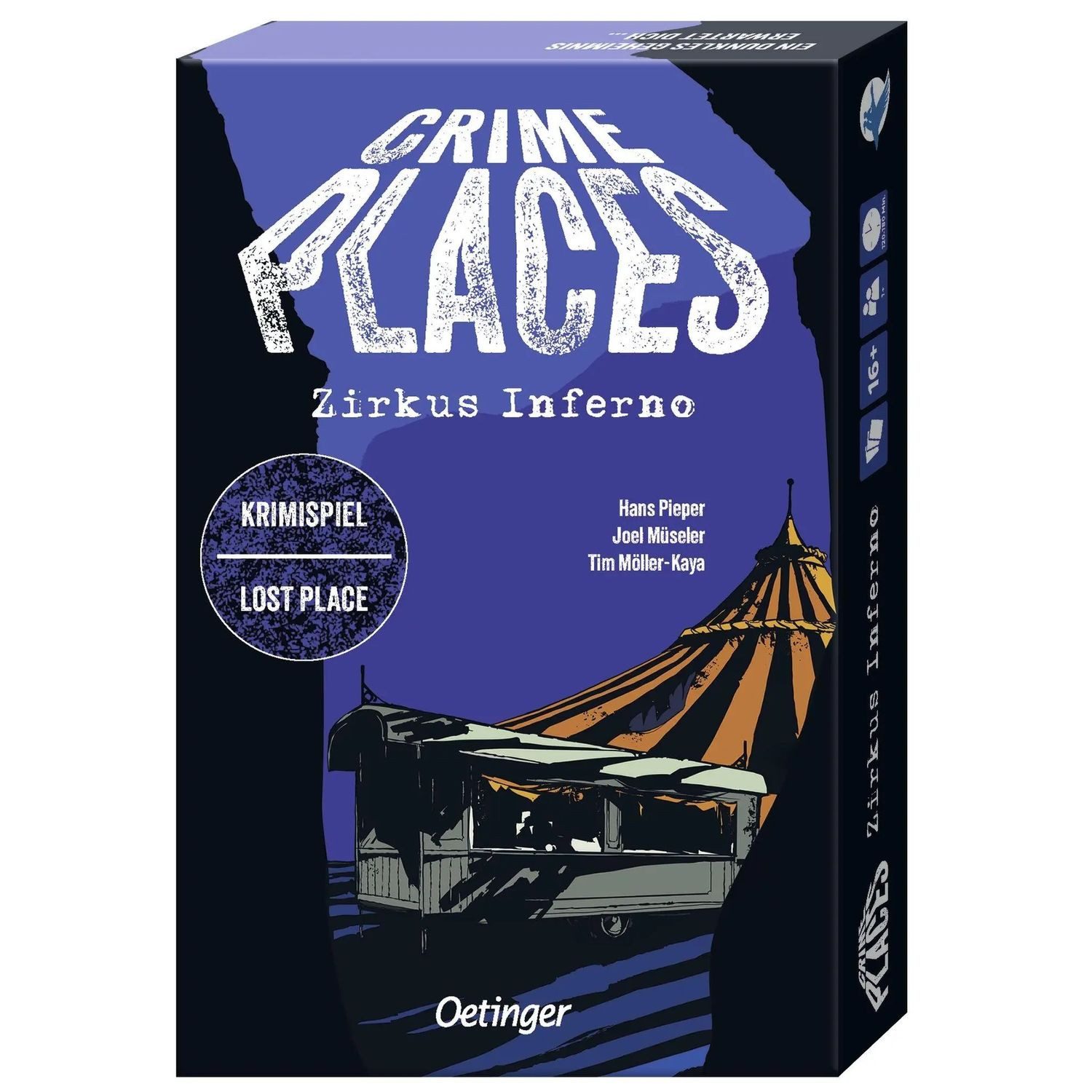 Oetinger Spiel Crime Places. Zirkus Inferno