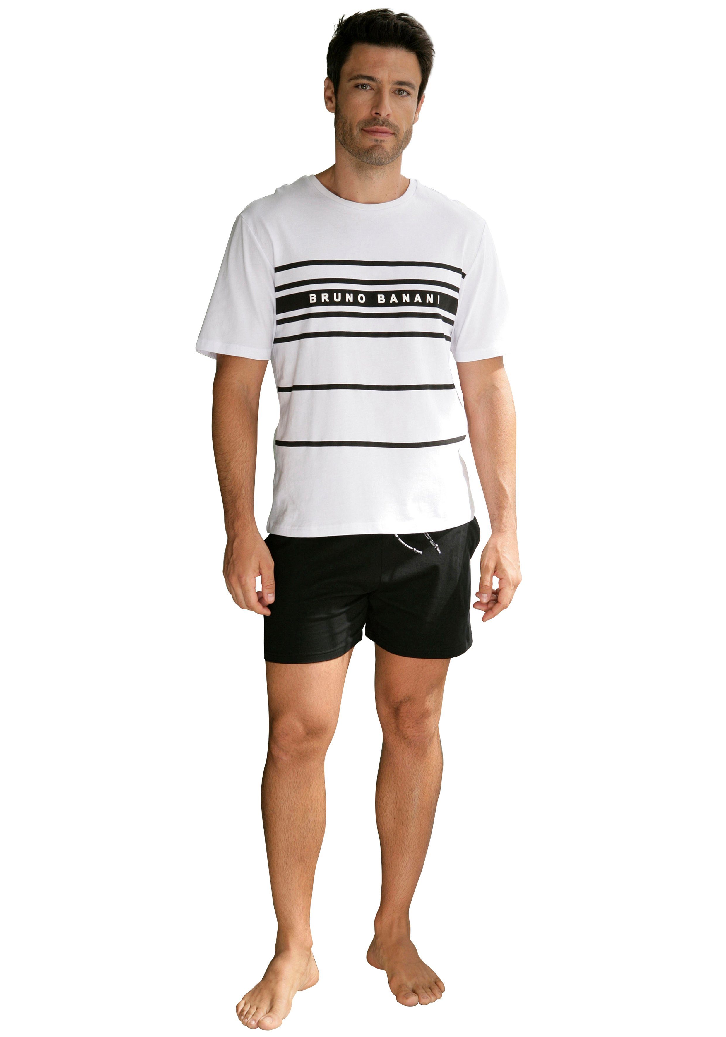tlg) langer Shorts mit und (Spar-Set, 3 Hose Banani Bruno Shirt Schlafanzug