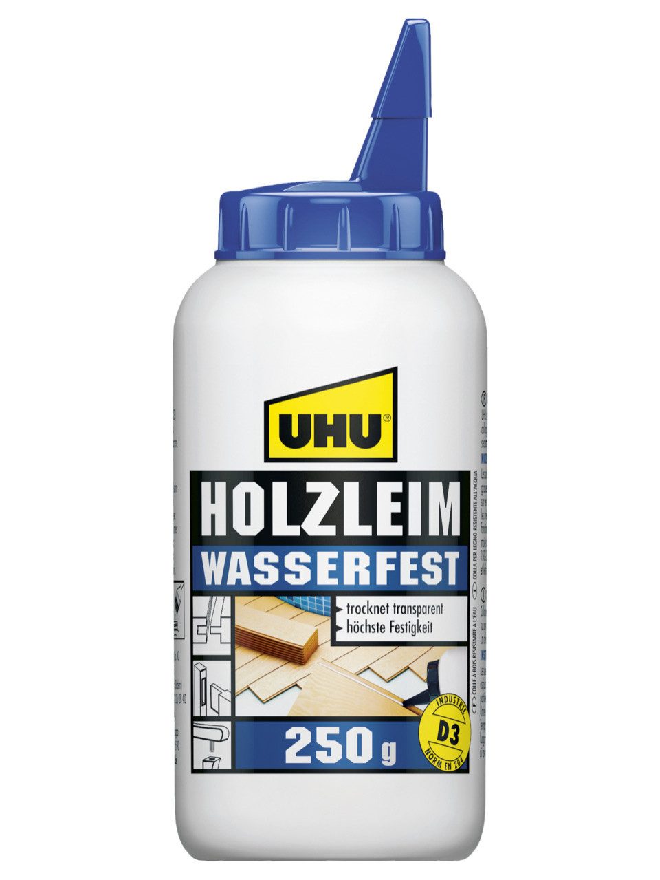 UHU Klebstoff UHU Holzleim wasserfest 250 g