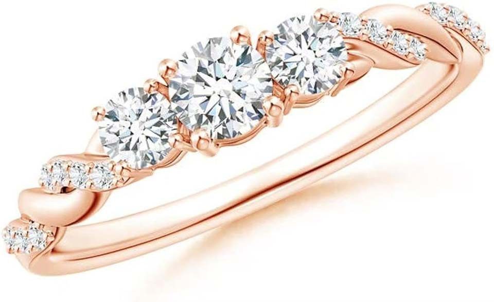 Diamantring 0.5ct D VS1 3EX,lab grown diamant ring,verlobungsring, gold 585 ring