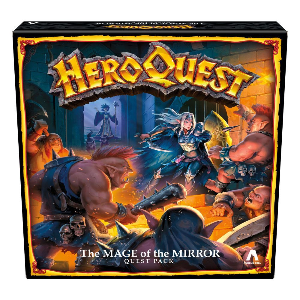Hasbro Spiel HeroQuest - Brettspiel-Erweiterung - The Mage of the Mirror - englisch