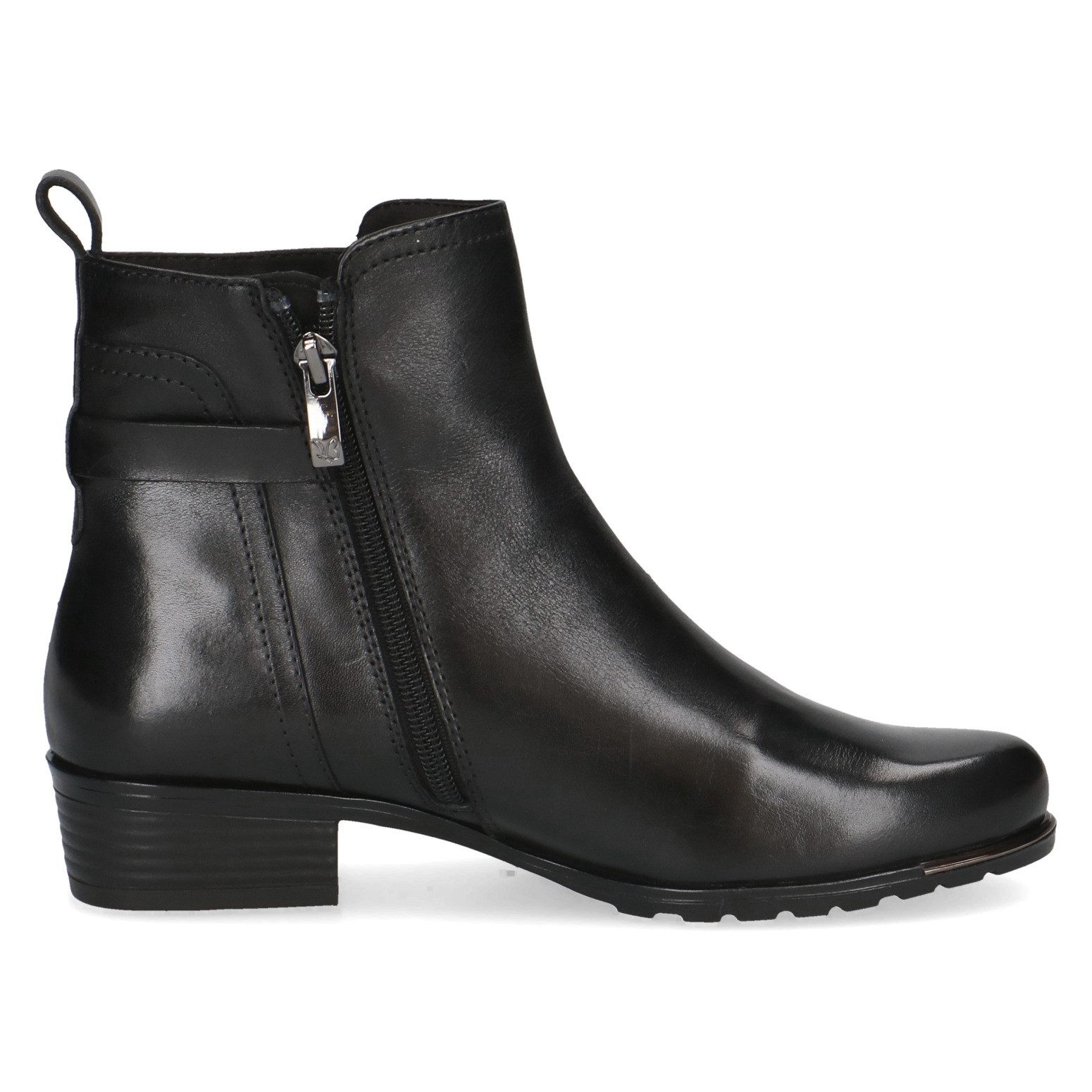 Caprice Stiefelette, Blockabsatz, Businessschuh, Boots mit hübschem Zierelement