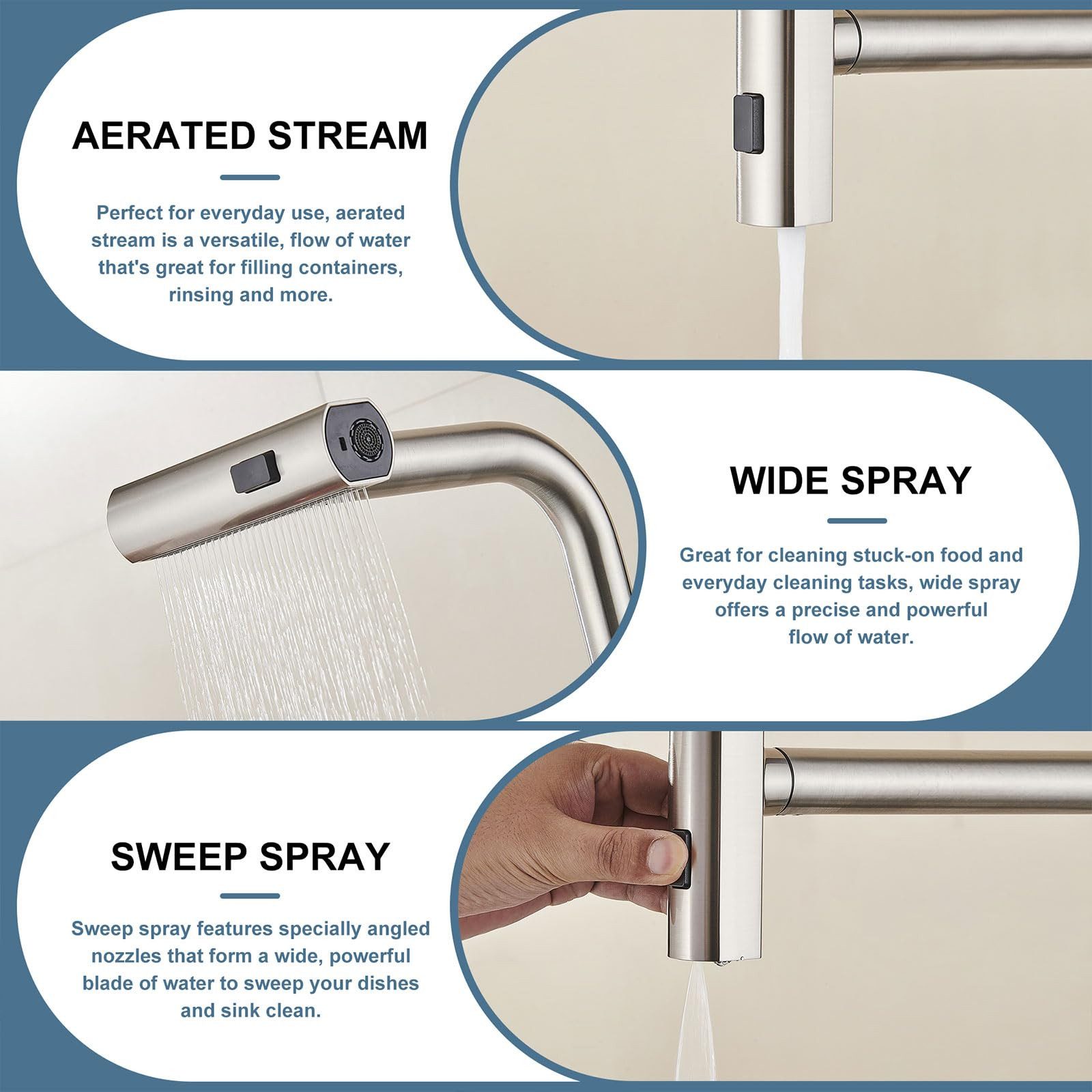 ibettertec Waschtischarmatur Waschtischarmatur Wasserhahn Bad,Waschtischarm günstig online kaufen