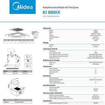 Midea Induktions-Kochfeld KI800IX