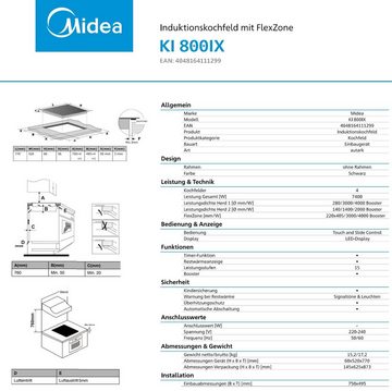 Midea Induktions-Kochfeld von SCHOTT CERAN® KI800IX