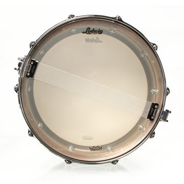 Ludwig Snare Drum, Schlagzeuge, Snare Drums, LB552RS Raw Striped Bronze Snare 14"x6,5" - Snare Drum