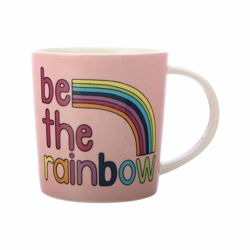 Maxwell & Williams Becher Be Kind - Be The Rainbow 380 ml, Porzellan