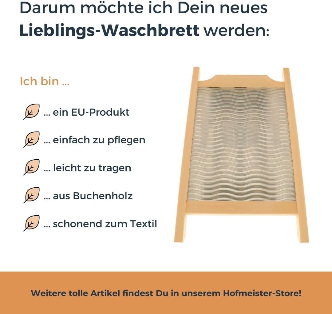 Hofmeister Wäschewanne Waschbrett Buchenholz 55 cm