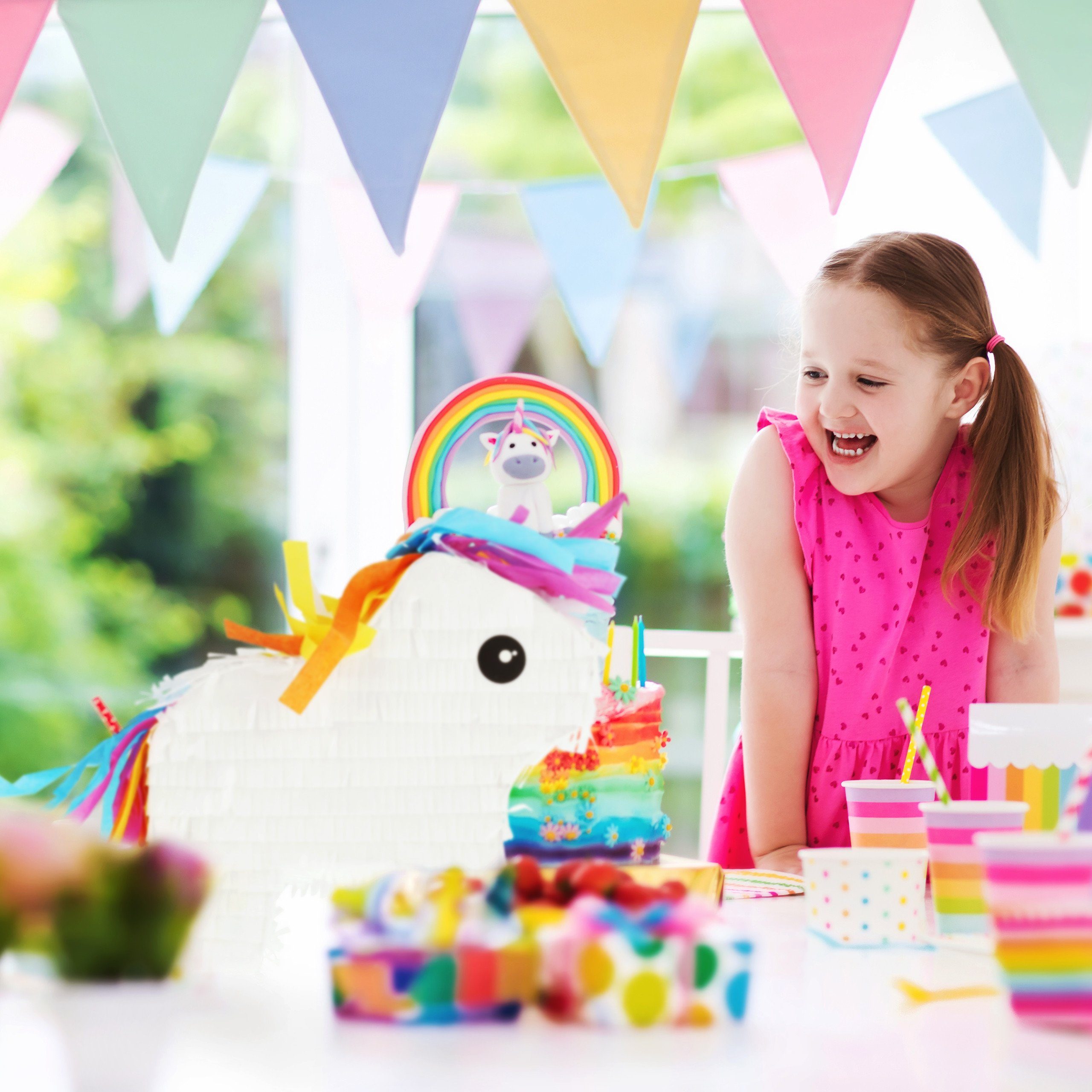 relaxdays Pinata Einhorn Mini-Pinata