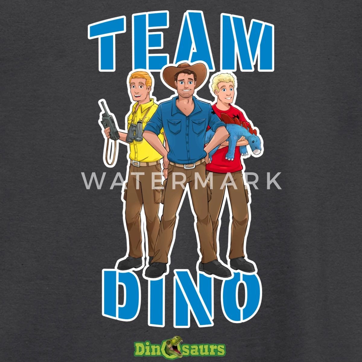 T-Shirt Dinosaurier Team Dino Teenager T-Shirt