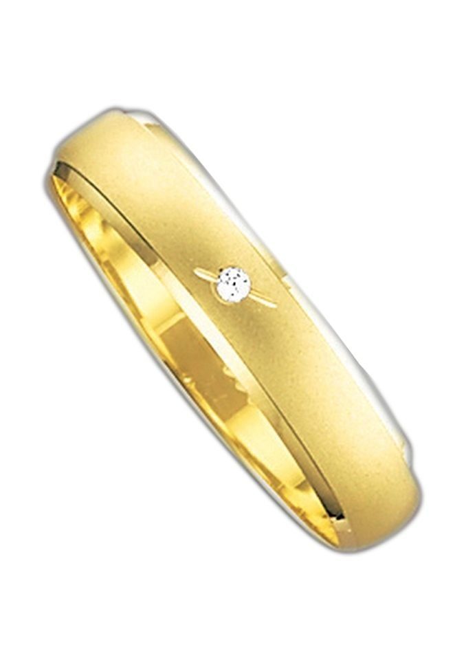 Firetti Trauring Schmuck Geschenk Gold 375 Hochzeit Ehering Trauring "LIEBE", Made in Germany, wahlweise mit oder ohne Brillant. Reduzierter Preis € 911,03. Unverbindliche Preisempfehlung € 1.012,25