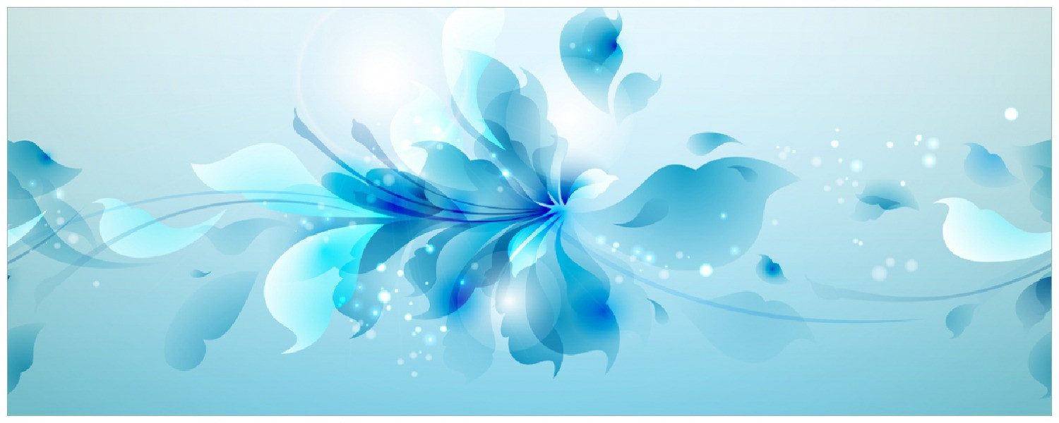 Wallario Memoboard Blaues Blumenbuket