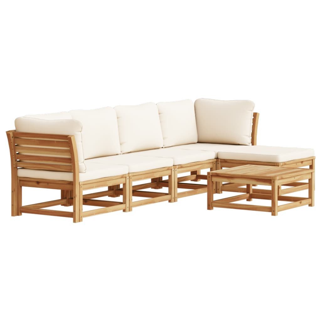 vidaXL Sofaelement 6-tlg. Garten-Lounge-Set mit Kissen günstig online kaufen