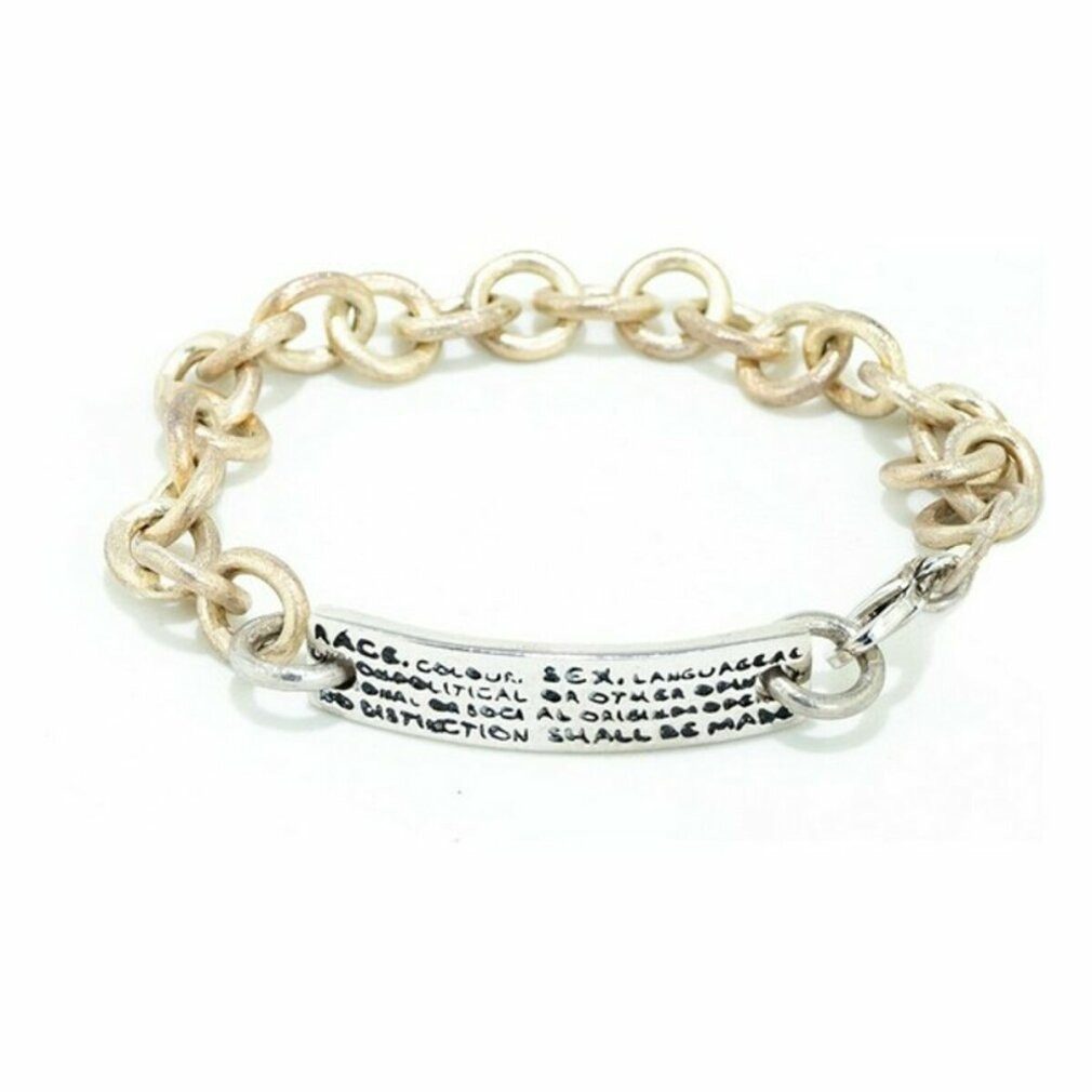 Demaria Kette mit Einhänger Bracelet Ladies Dmhrbr01-blanco 19 Cm