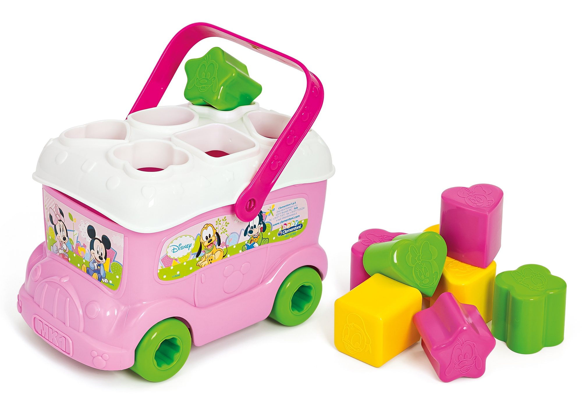 Image of Clementoni® Steckspielzeug »Baby Minnie Sortierbus«, (10-tlg), Made in Europe