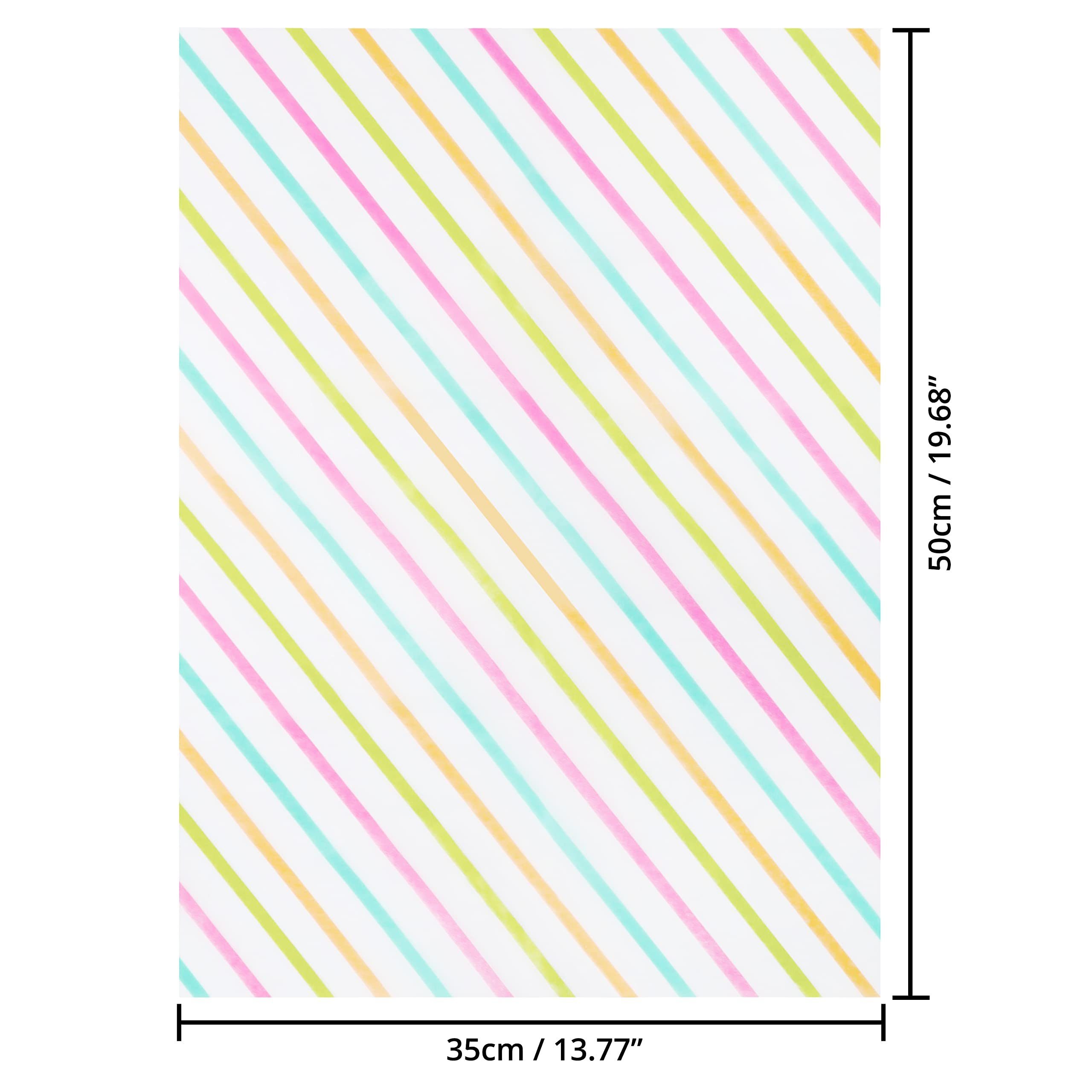 Belle Vous 35 cm x Aquarellpapier Seidenpapier x Stück 50 farbiges Seidenpapier farbiges 35 50 Stk. 60 cm, 60 - 