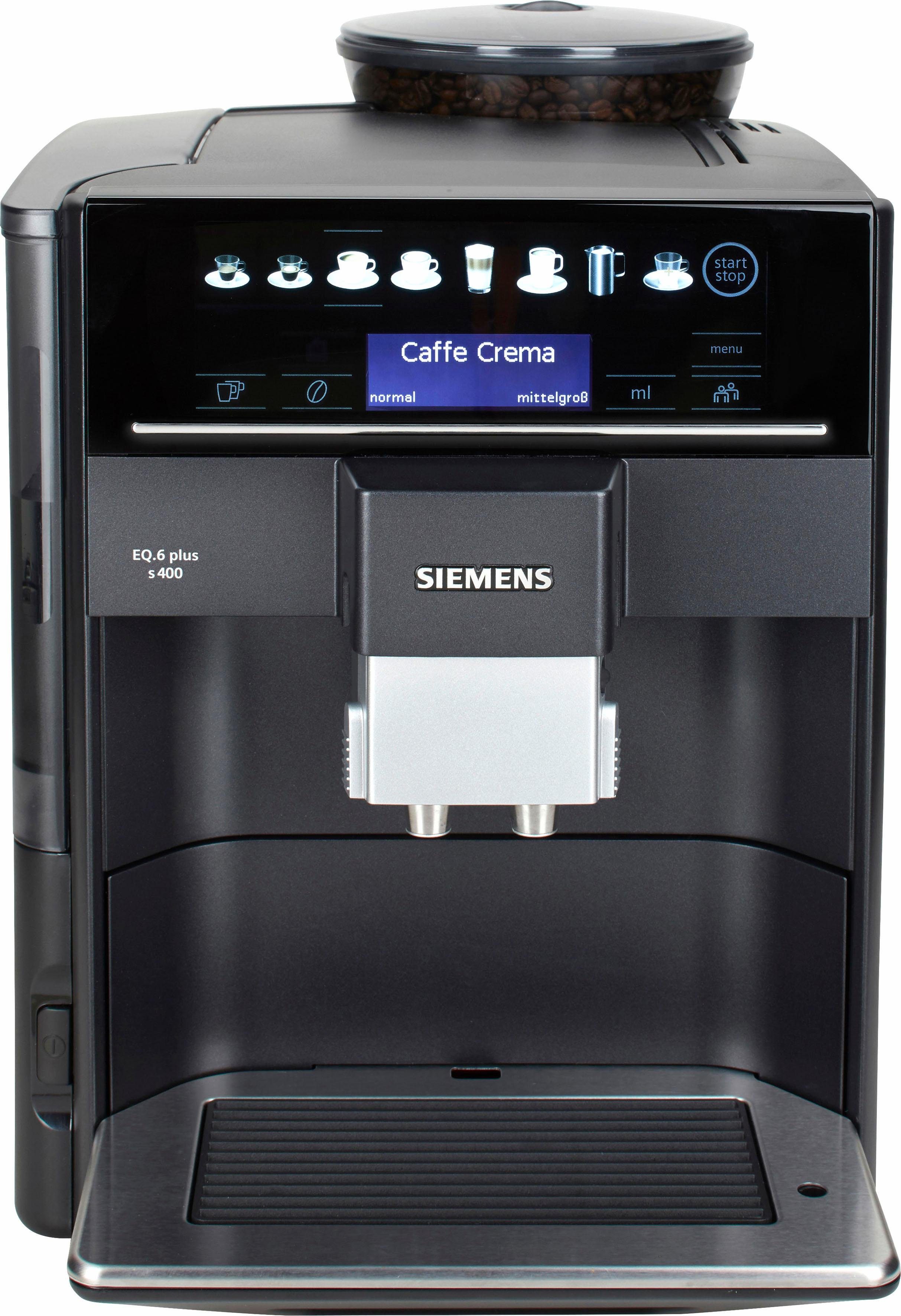 SIEMENS Kaffeevollautomat EQ.6 plus s400 TE654509DE, inkl. Milchbehälter im  Wert von UVP € 49,90