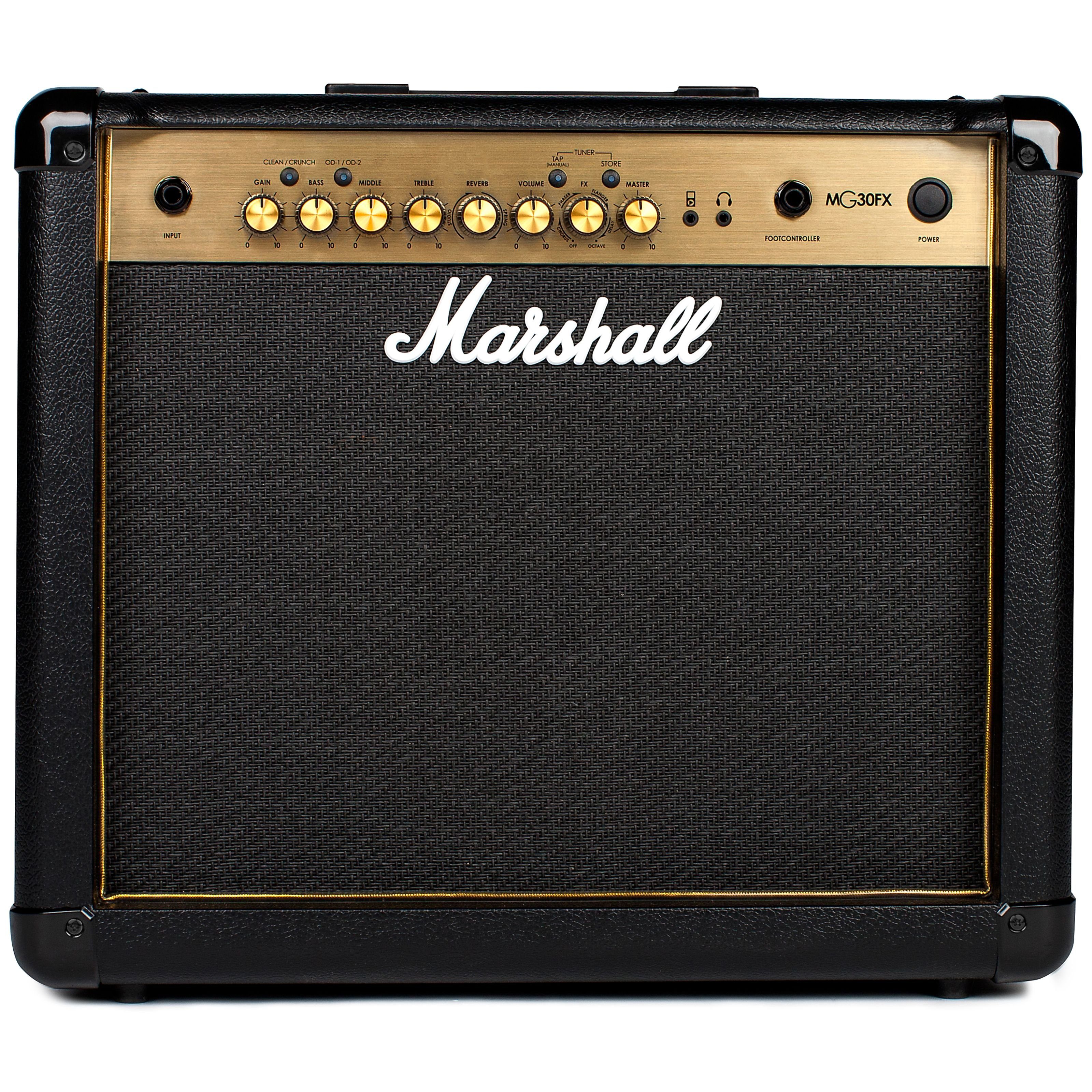 Marshall Verstärker (MG30GFX Black & Gold - Transistor Combo Verstärker für E-Gitarre)